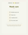 Desi Doodles wash care instructions