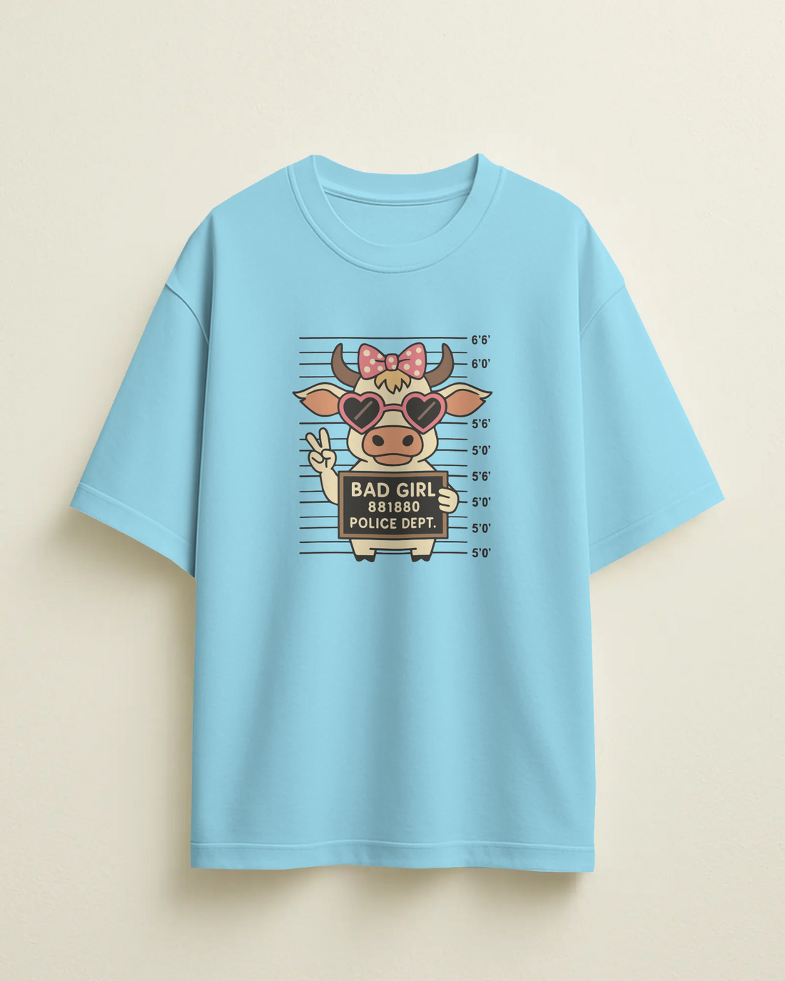 Bad Girl Graphic Printed Oversized Tee