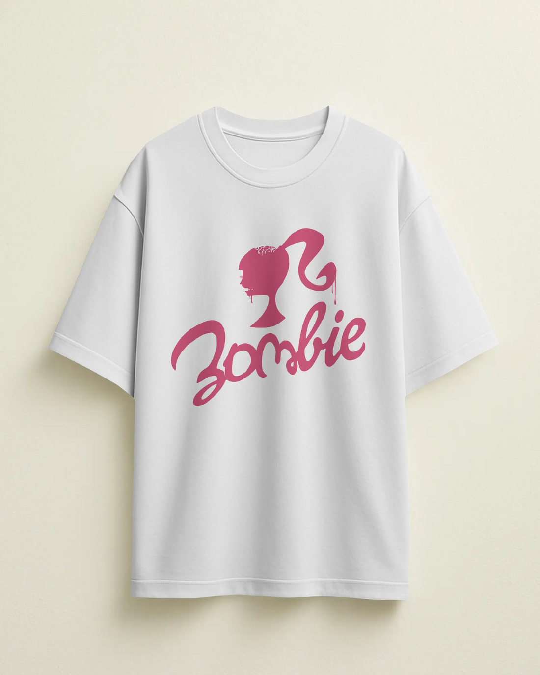 Zombie Graphic Printed Oversized Tee