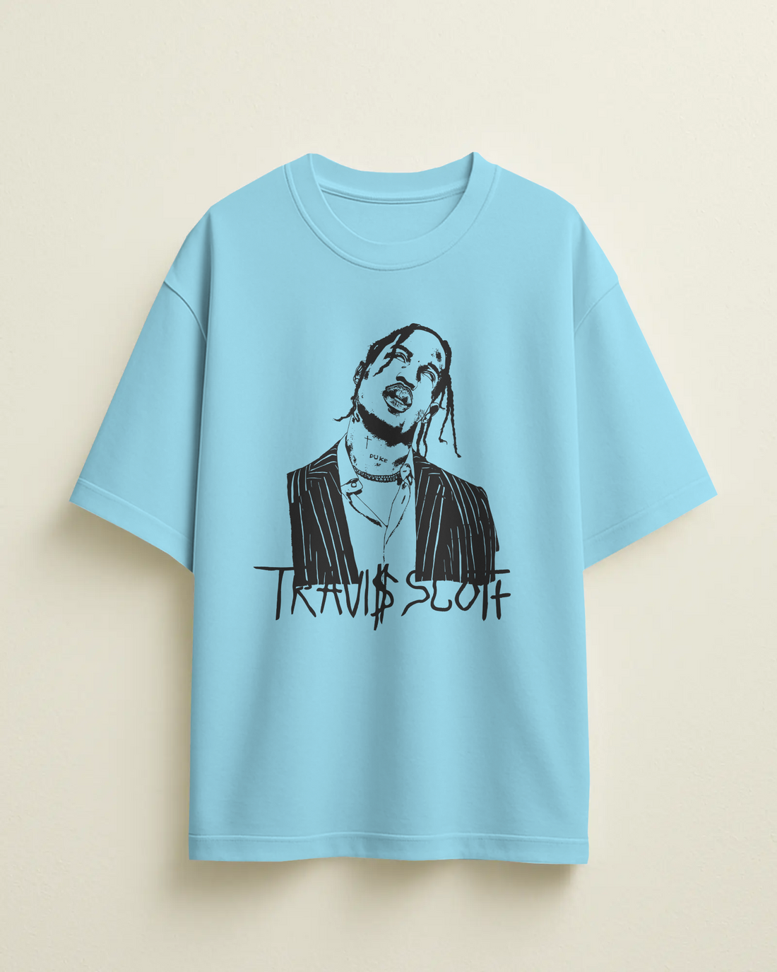 Travis Unisex Oversized Classic T-Shirt
