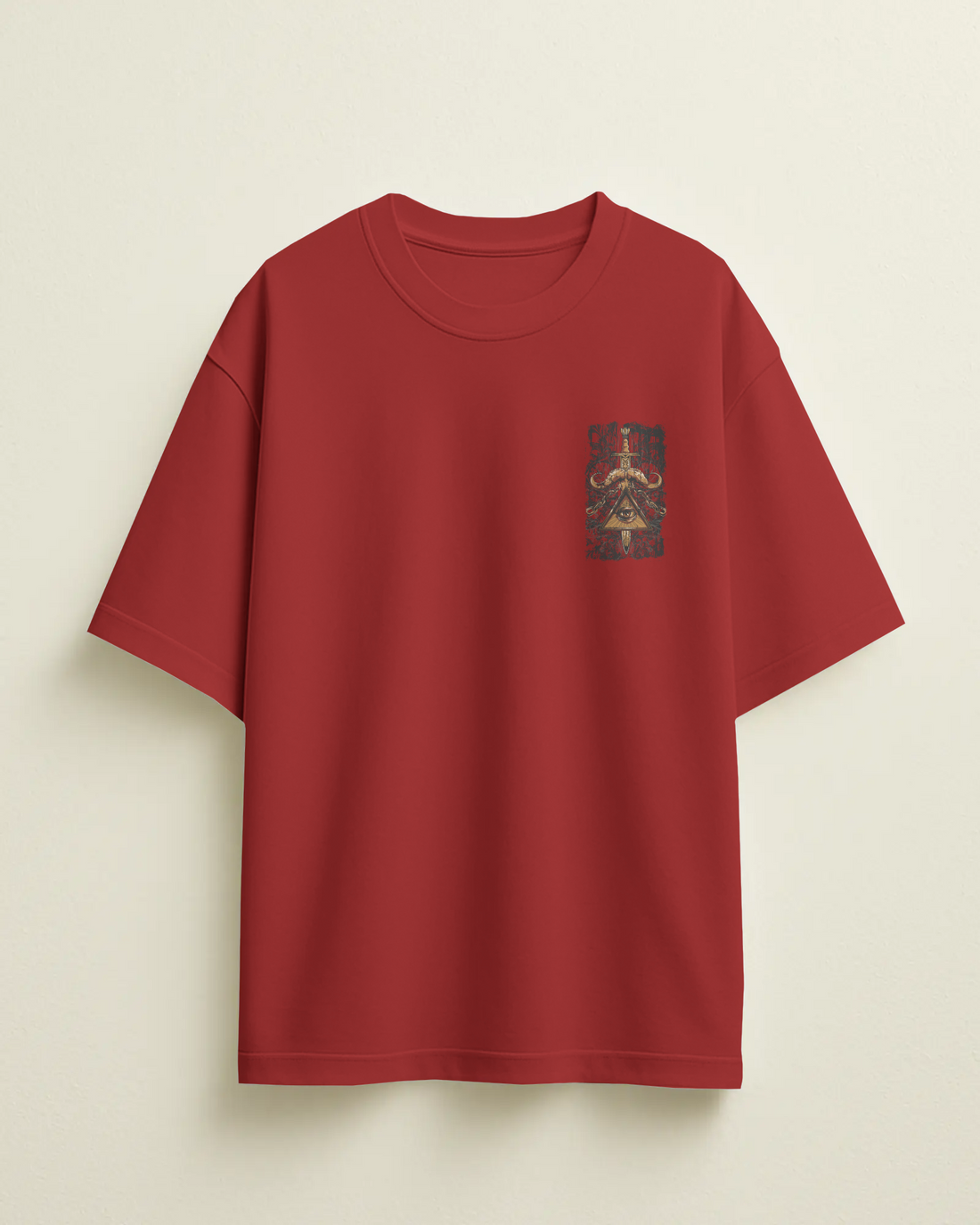 All-Seeing Blade Oversized Unisex Graphic Tee