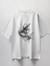 Abstract Wavy Graphic Print Oversized T-Shirt