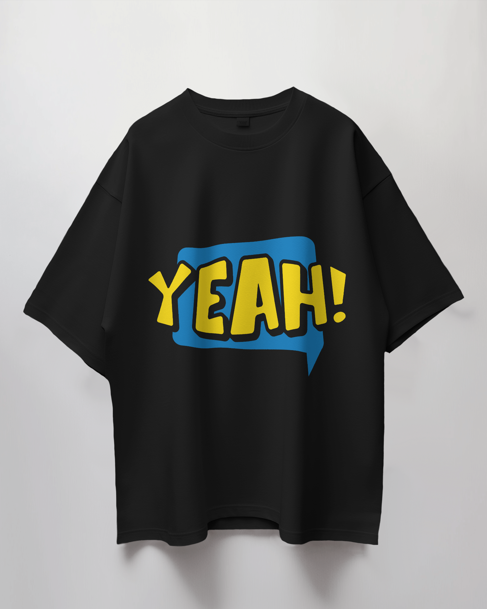 Yeah Comic Bubble Terry Oversized T-Shirt