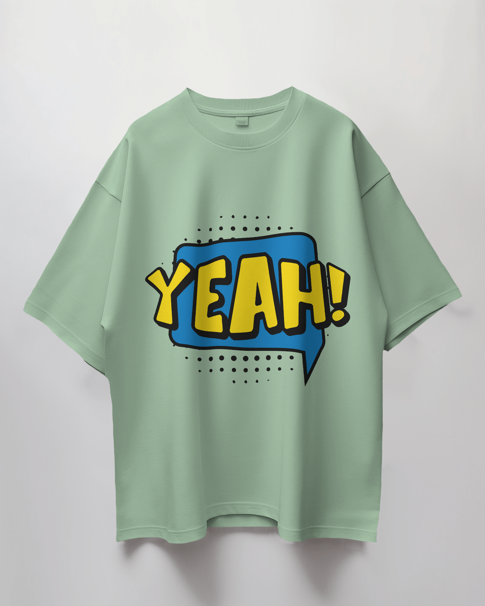 Yeah Comic Bubble Terry Oversized T-Shirt