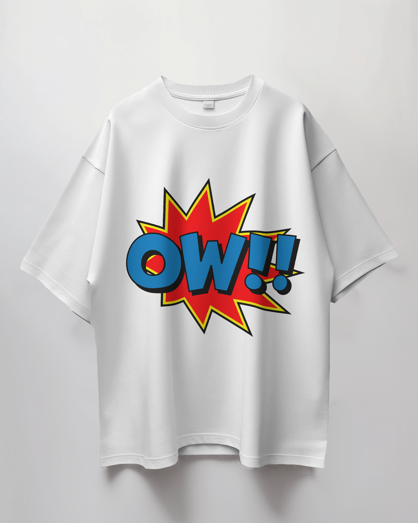 Ow Comic Bubble Terry Oversized T-Shirt