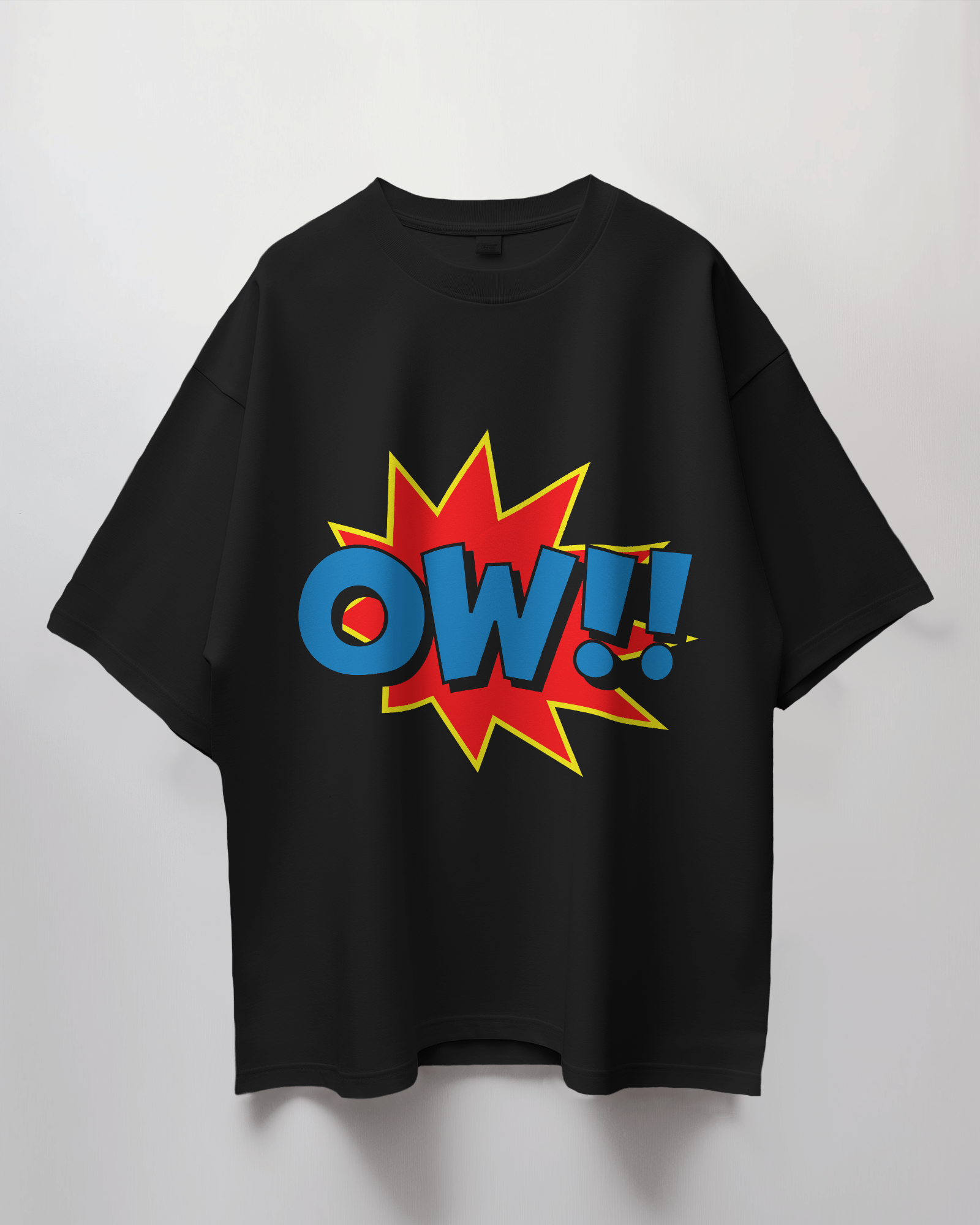 Ow Comic Bubble Terry Oversized T-Shirt