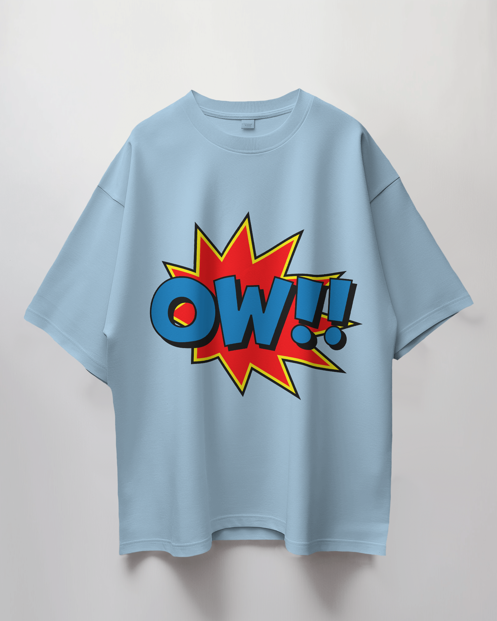 Ow Comic Bubble Terry Oversized T-Shirt