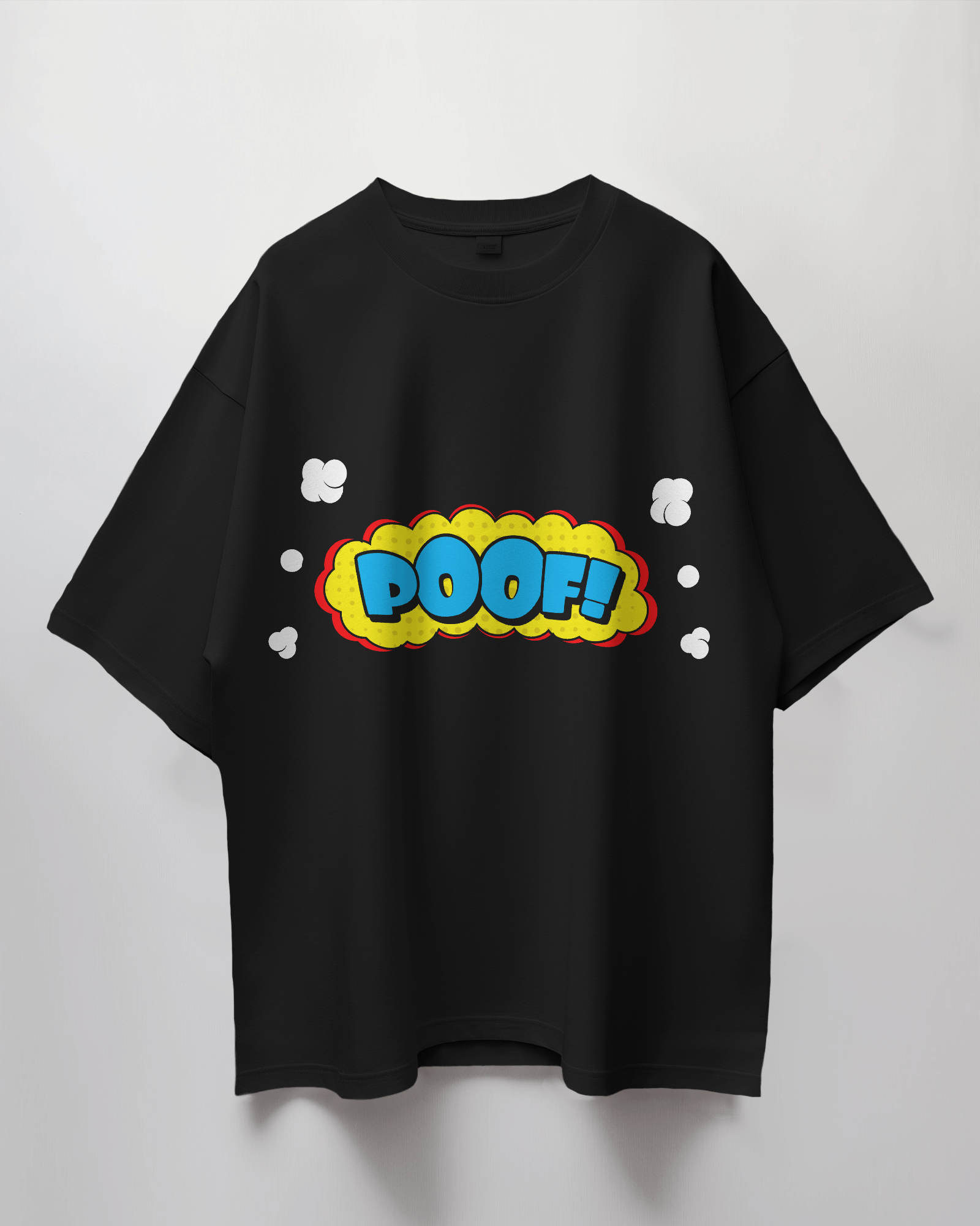 Poof Comic Bubble Terry Oversized T-Shirt