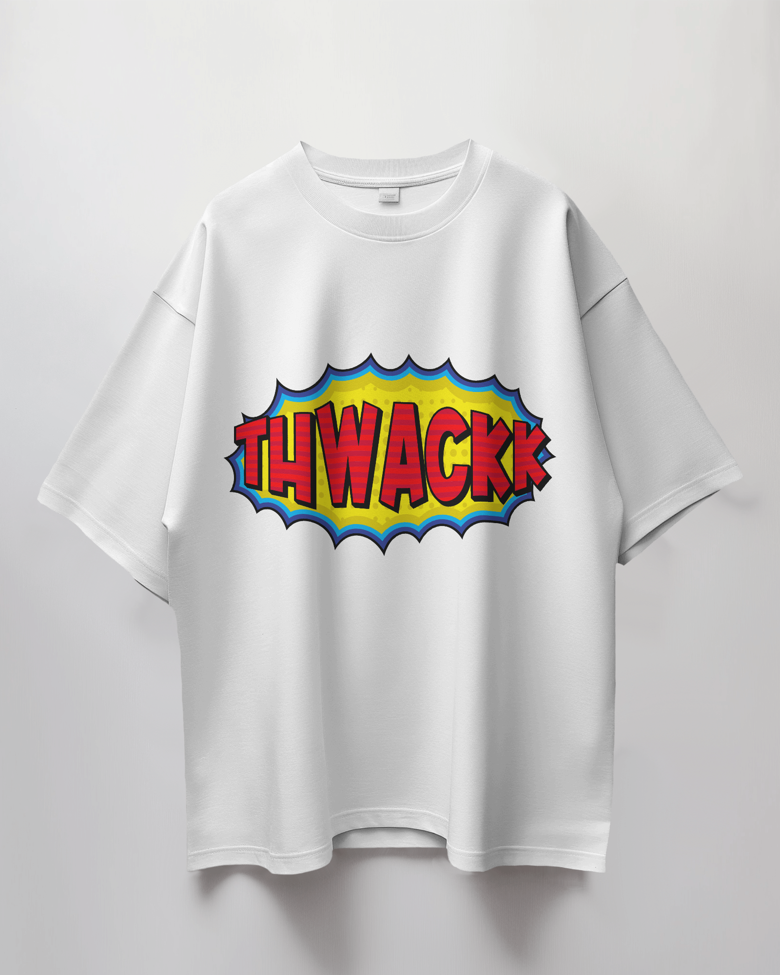 Thwack Comic Bubble Terry Oversized T-Shirt