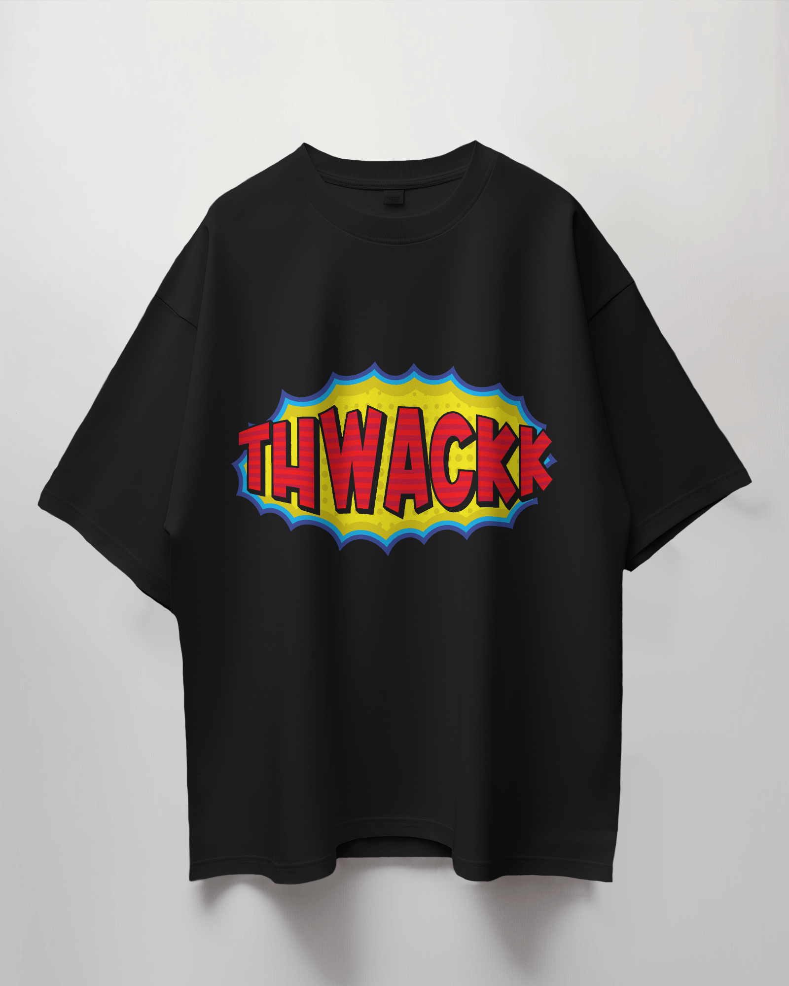 Thwack Comic Bubble Terry Oversized T-Shirt