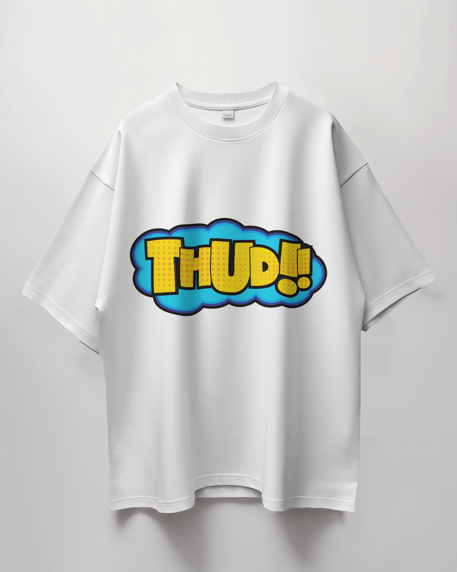 Thud Comic Bubble Terry Oversized T-Shirt