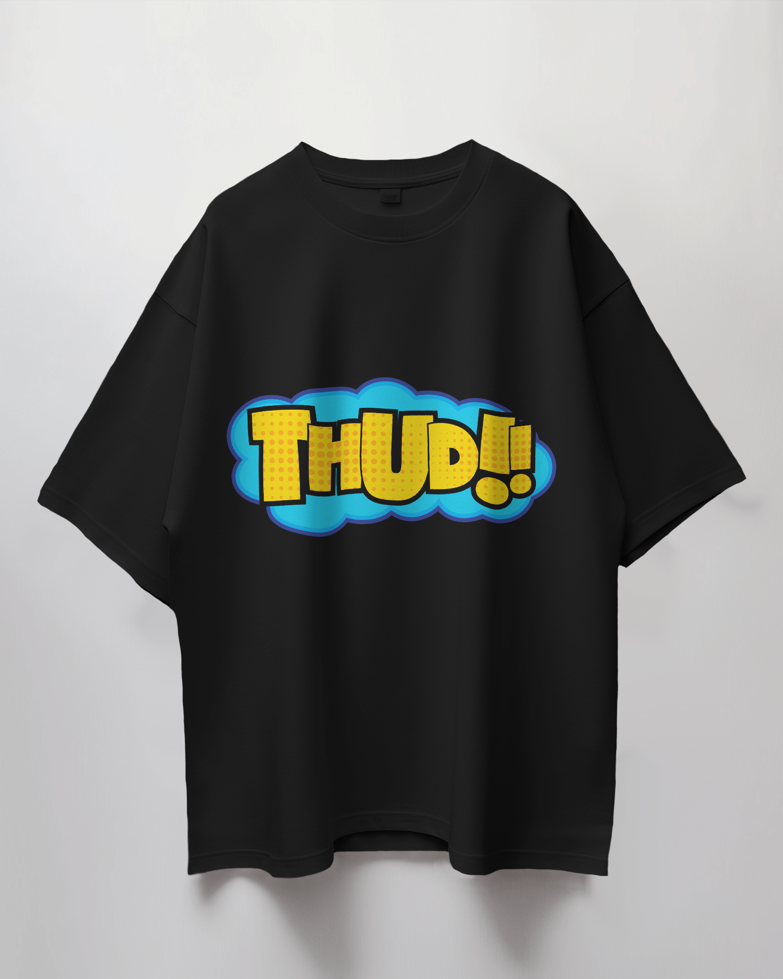 Thud Comic Bubble Terry Oversized T-Shirt