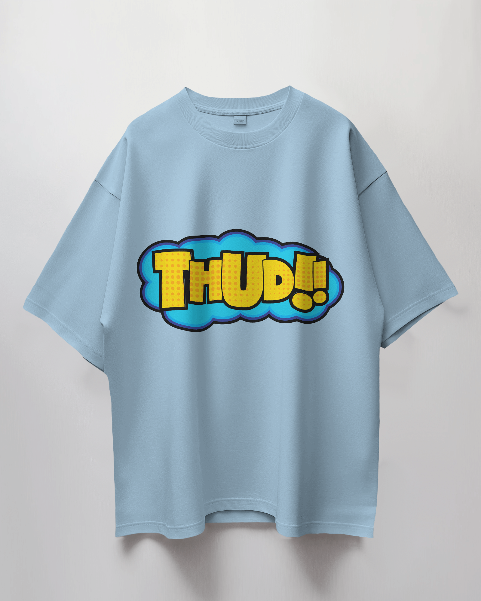 Thud Comic Bubble Terry Oversized T-Shirt