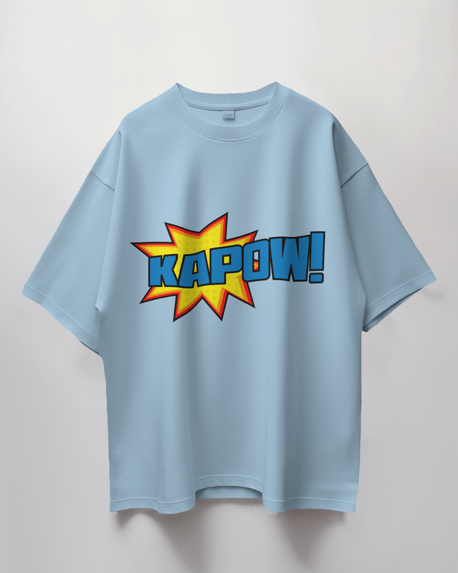 Kapow Comic Bubble Terry Oversized T-Shirt