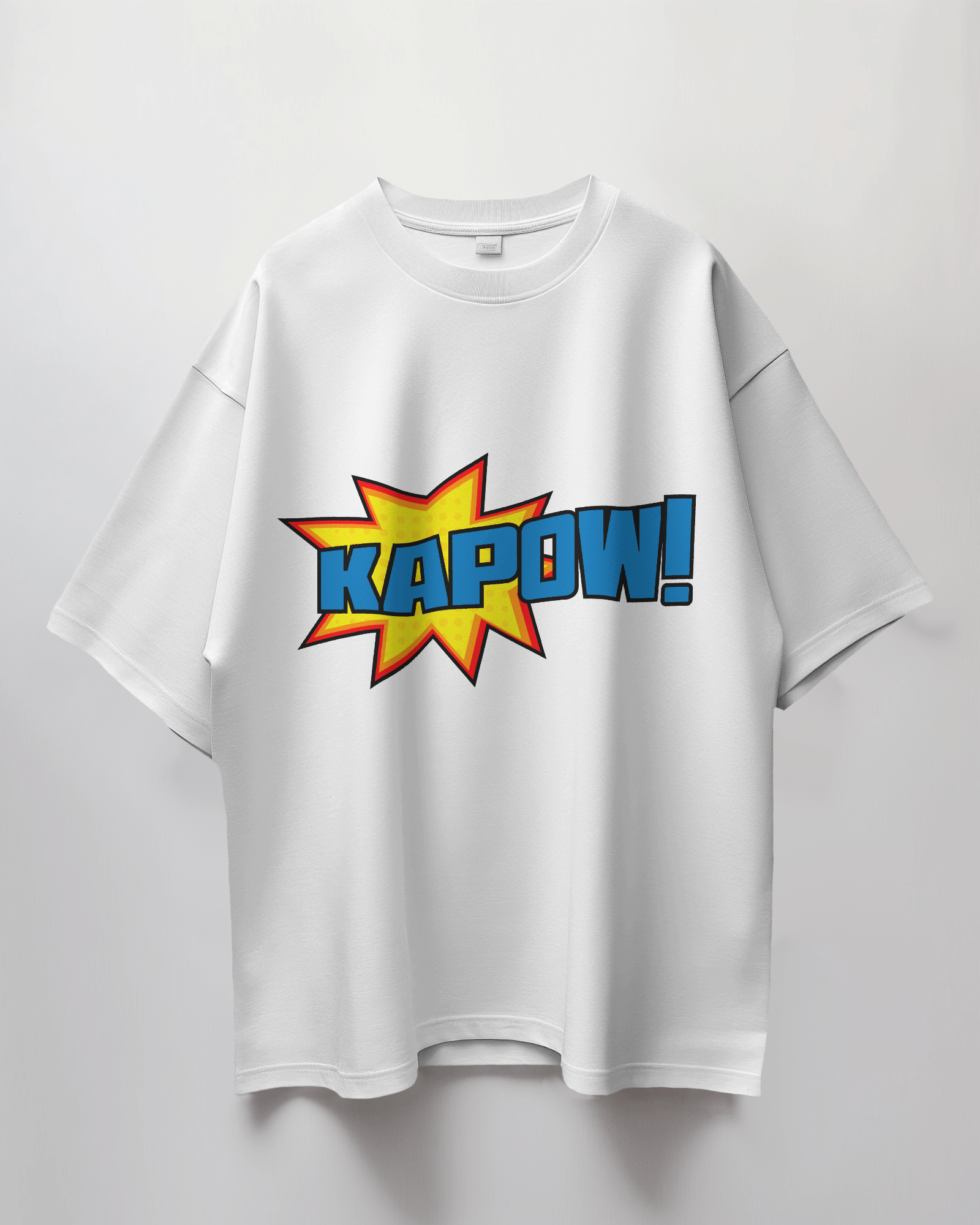 Kapow Comic Bubble Terry Oversized T-Shirt