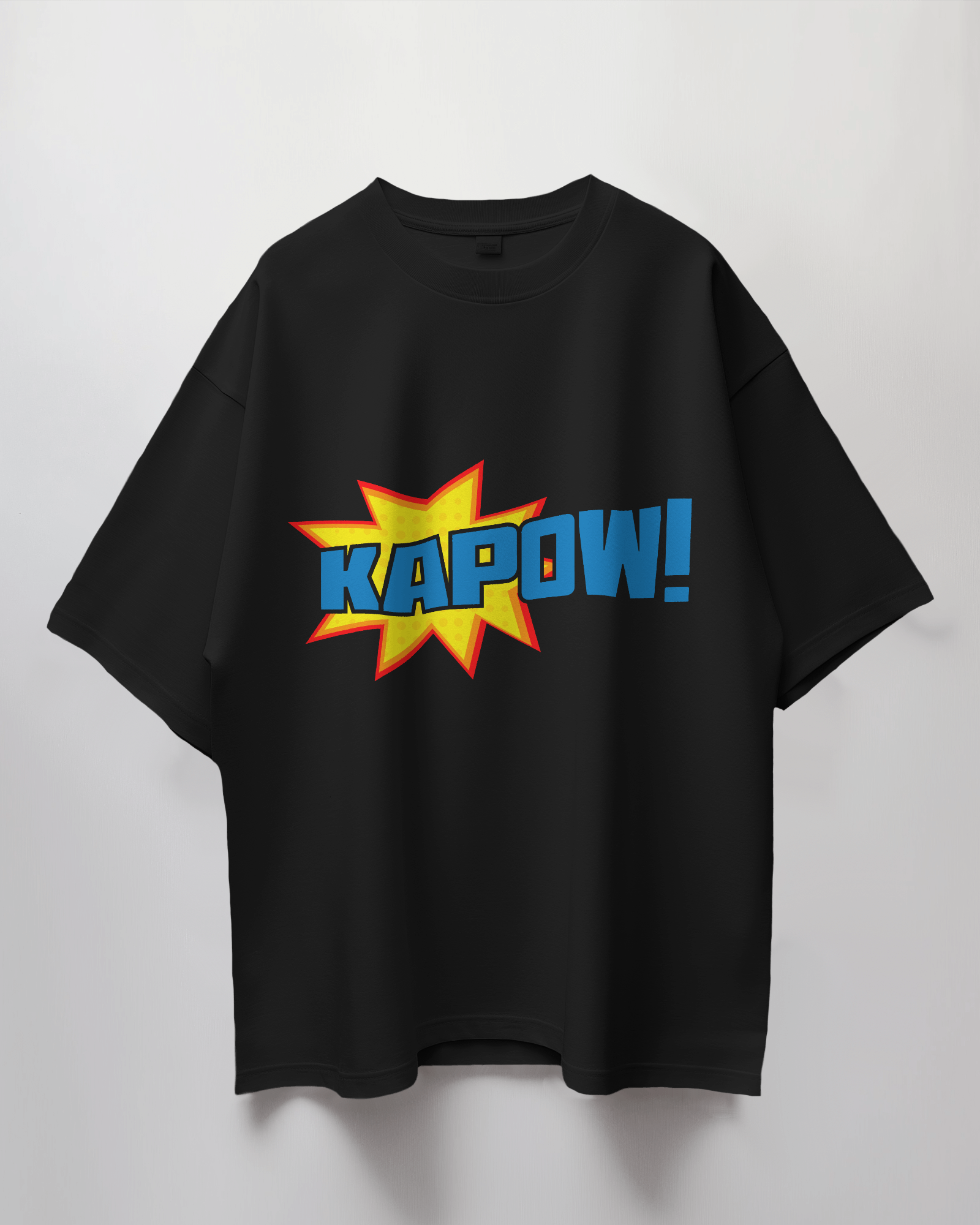 Kapow Comic Bubble Terry Oversized T-Shirt