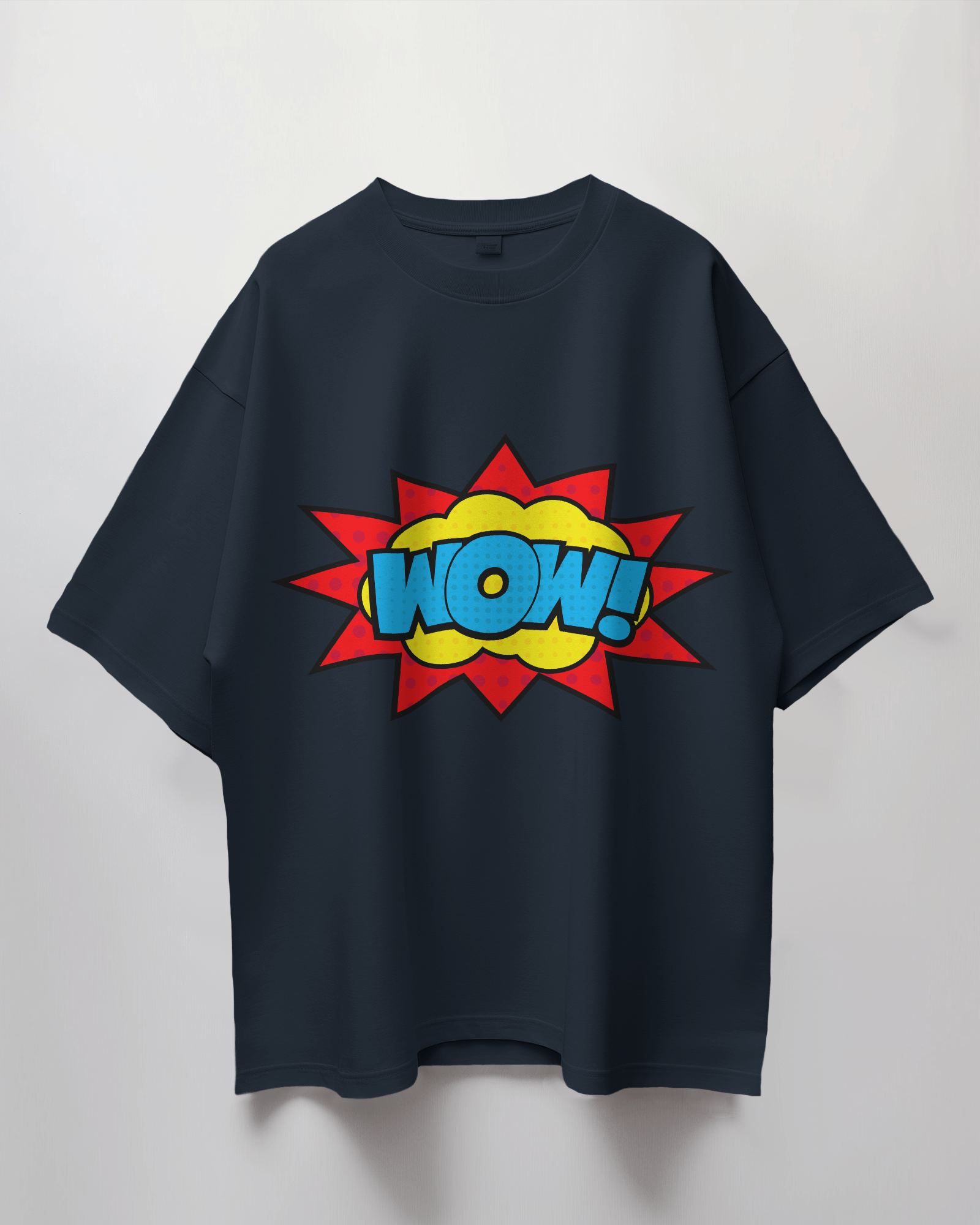 Wow Comic Bubble Terry Oversized T-Shirt