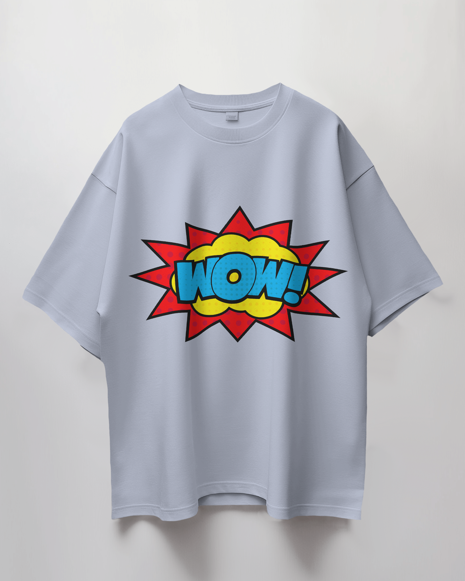 Wow Comic Bubble Terry Oversized T-Shirt