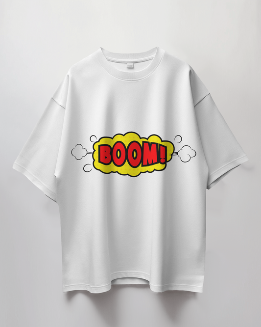Boom Comic Bubble Terry Oversized T-Shirt