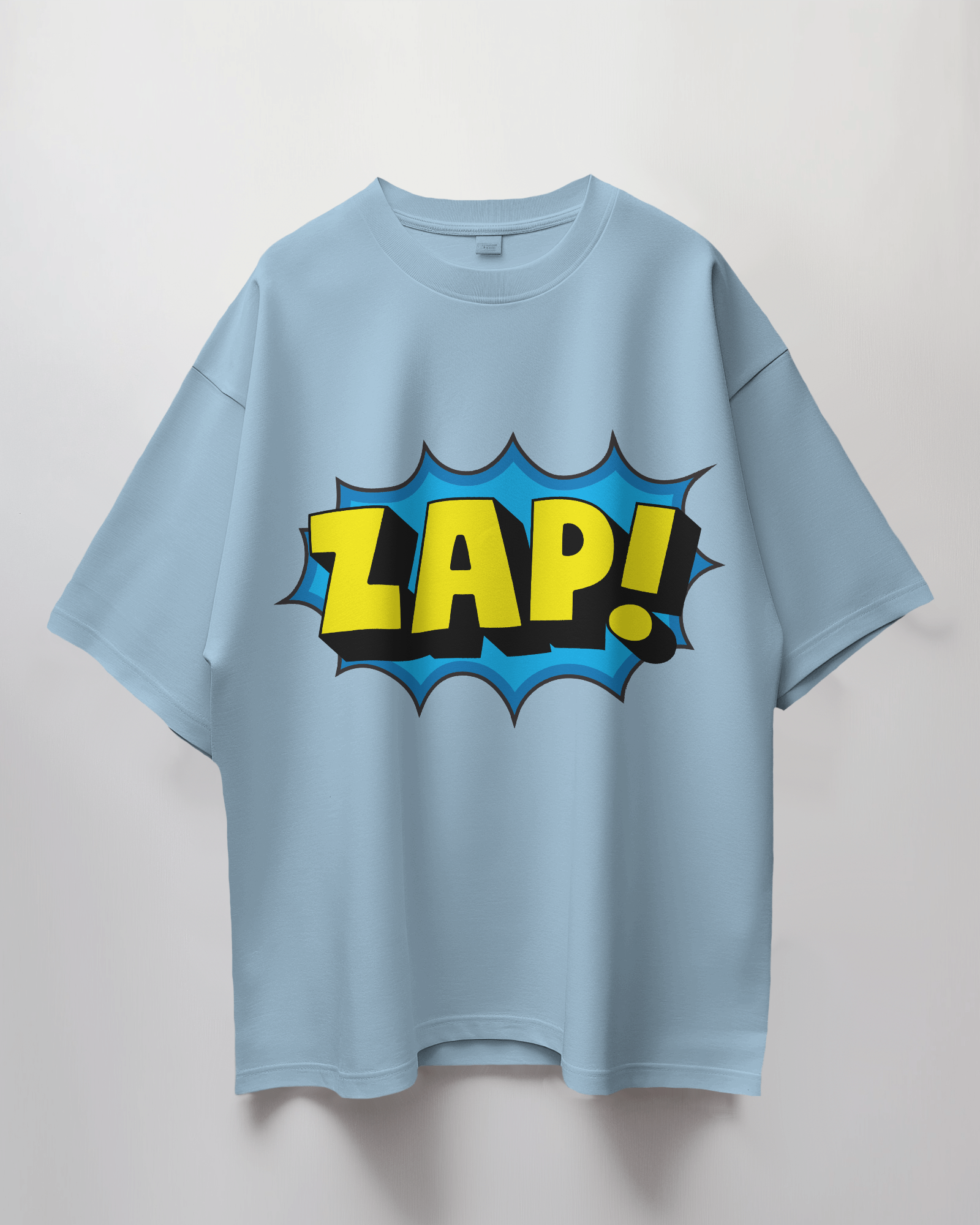 Zap Comic Bubble Terry Oversized T-Shirt