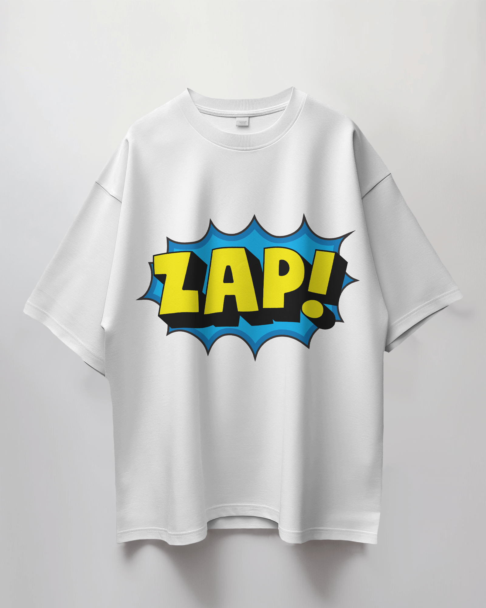 Zap Comic Bubble Terry Oversized T-Shirt