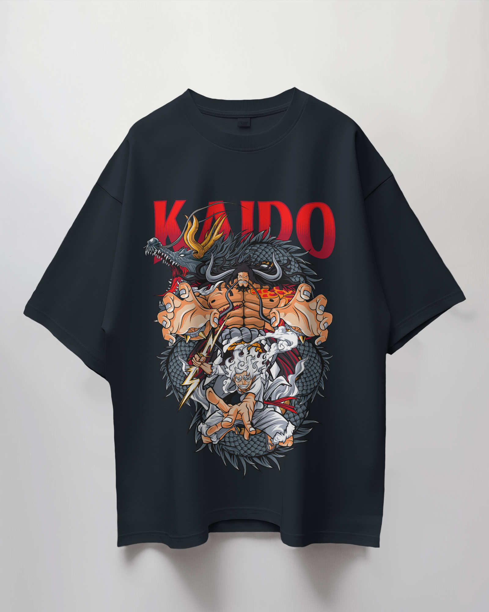 One Piece Kaido Terry Oversized T-Shirt