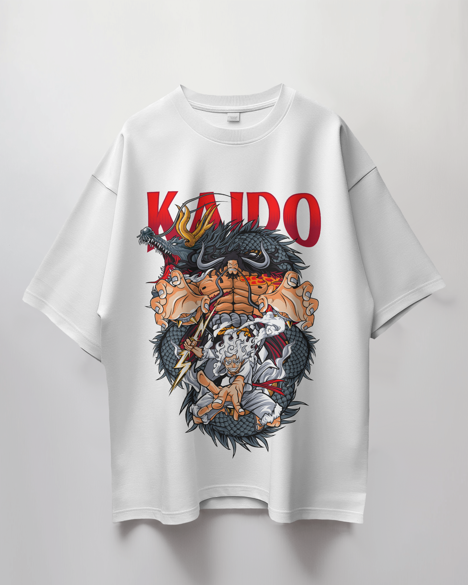 One Piece Kaido Terry Oversized T-Shirt