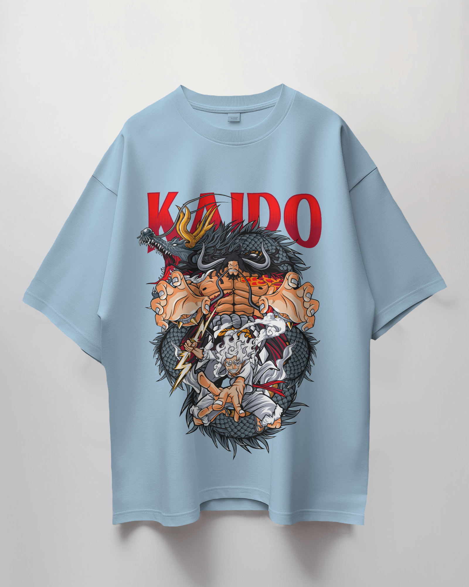 One Piece Kaido Terry Oversized T-Shirt