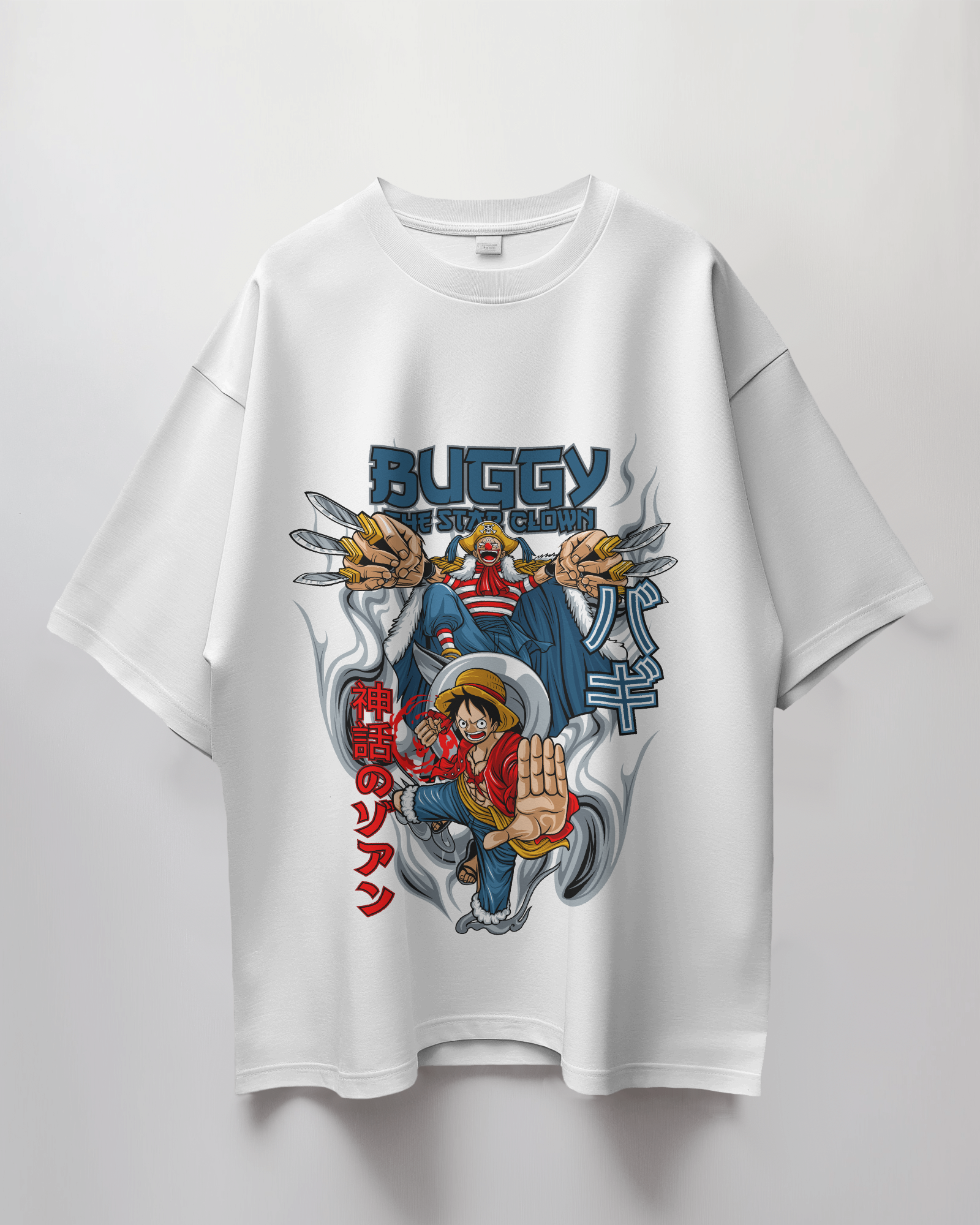 One Piece Buggy Terry Oversized T-Shirt