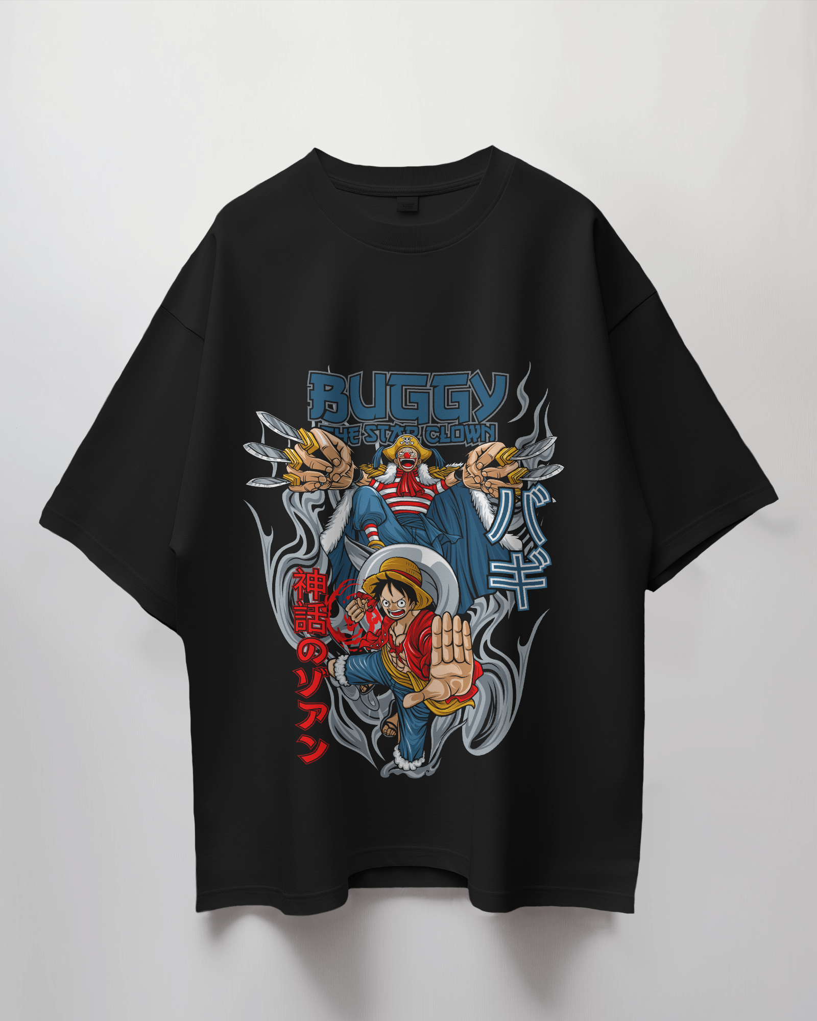 One Piece Buggy Terry Oversized T-Shirt