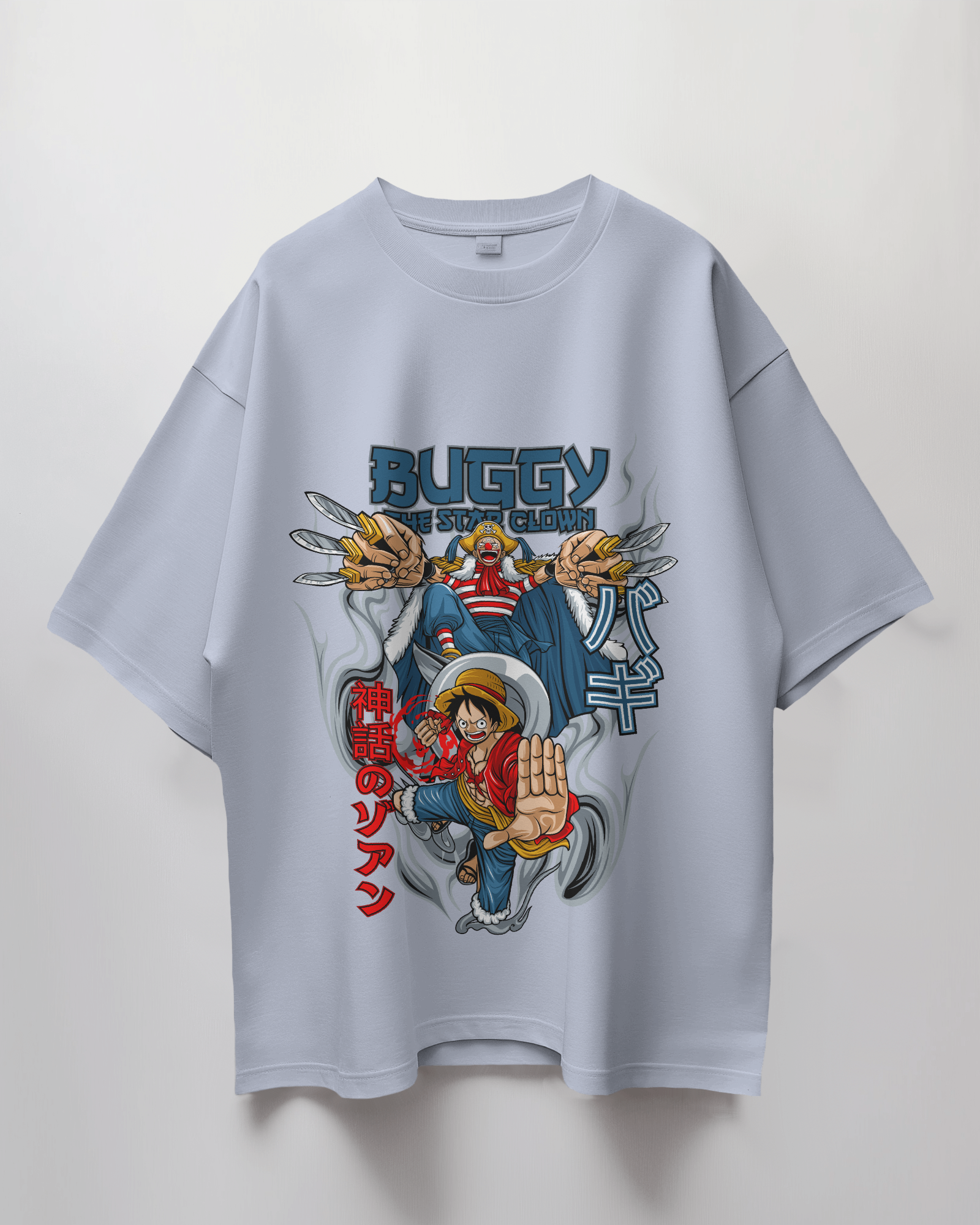 One Piece Buggy Terry Oversized T-Shirt