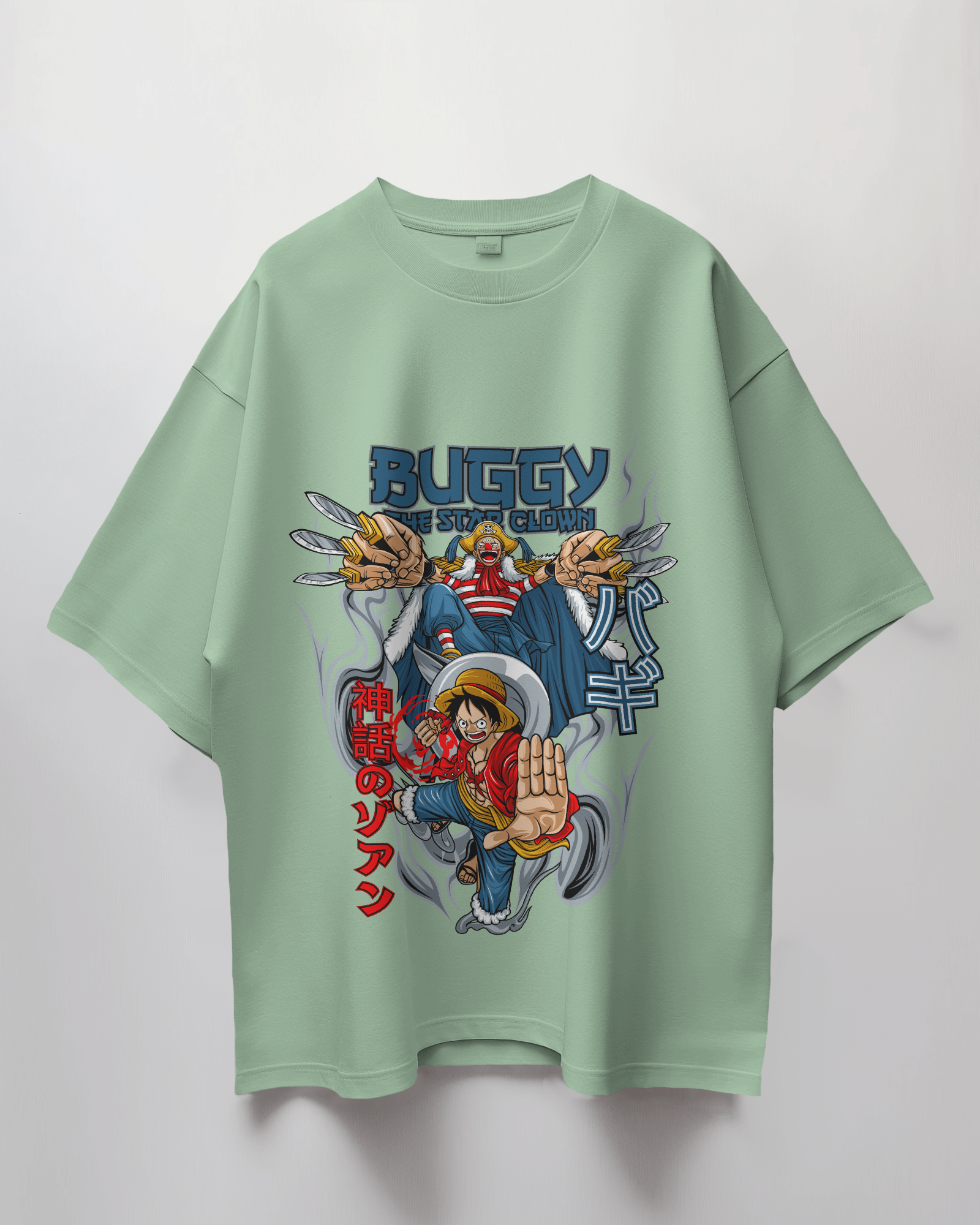 One Piece Buggy Terry Oversized T-Shirt