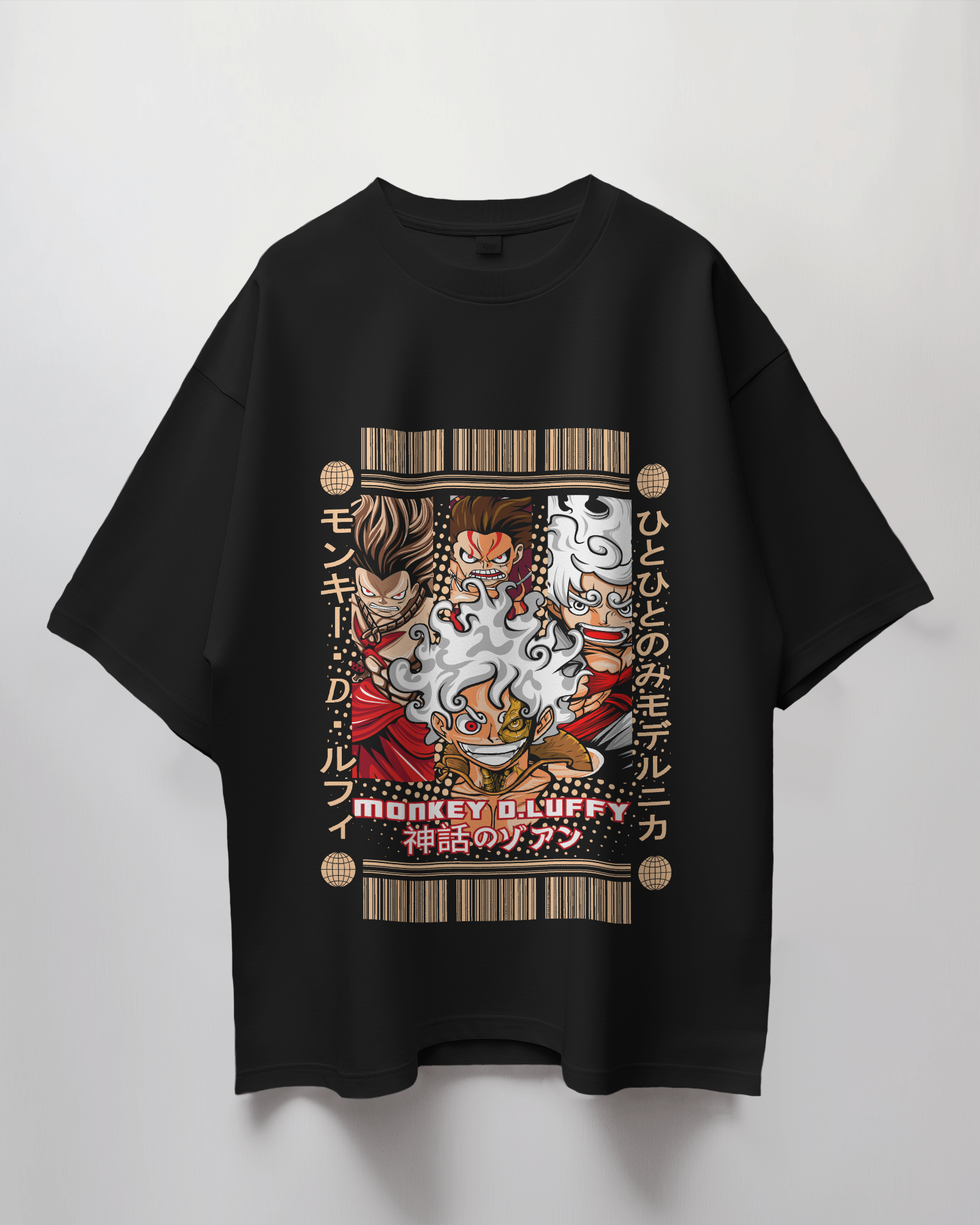 One Piece Monkey Terry Oversized T-Shirt