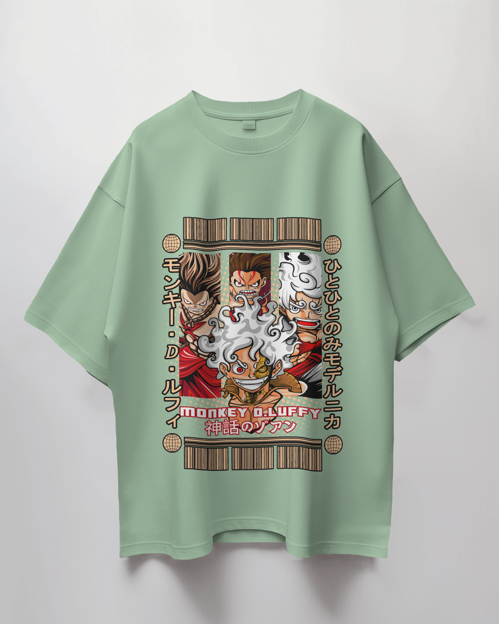 One Piece Monkey Terry Oversized T-Shirt