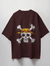 One Piece Skull Logo Terry Oversized T-Shirt