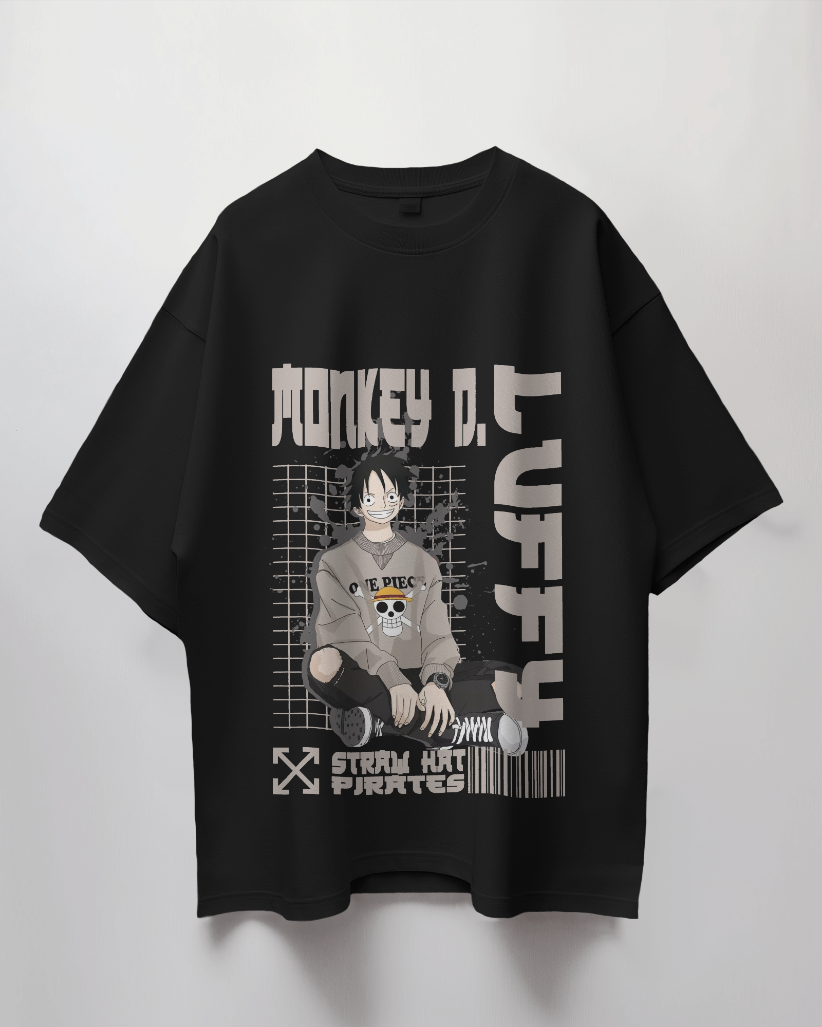 One Piece Monkey Terry Oversized T-Shirt