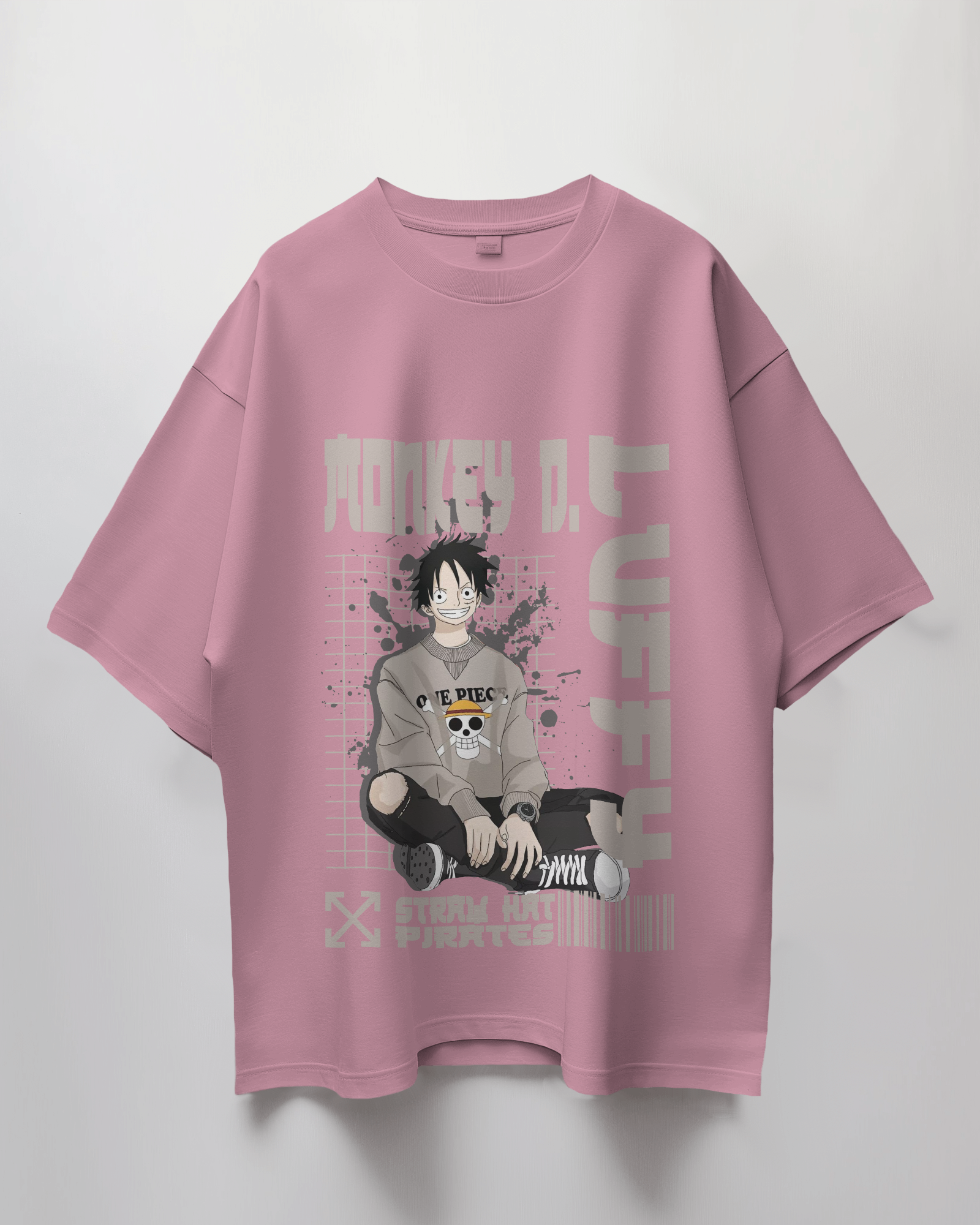 One Piece Monkey Terry Oversized T-Shirt