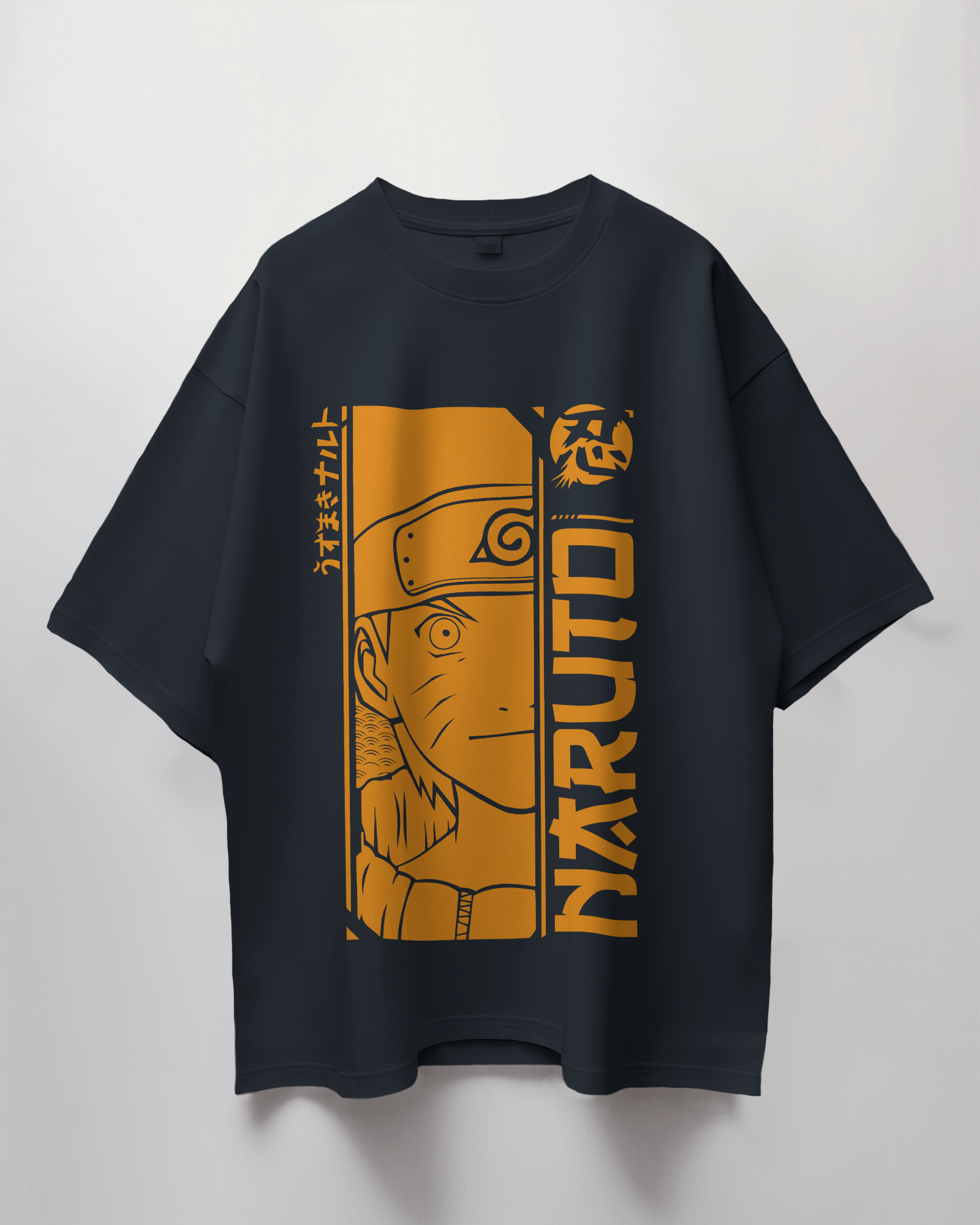 Naruto Orange Terry Oversized T-Shirt