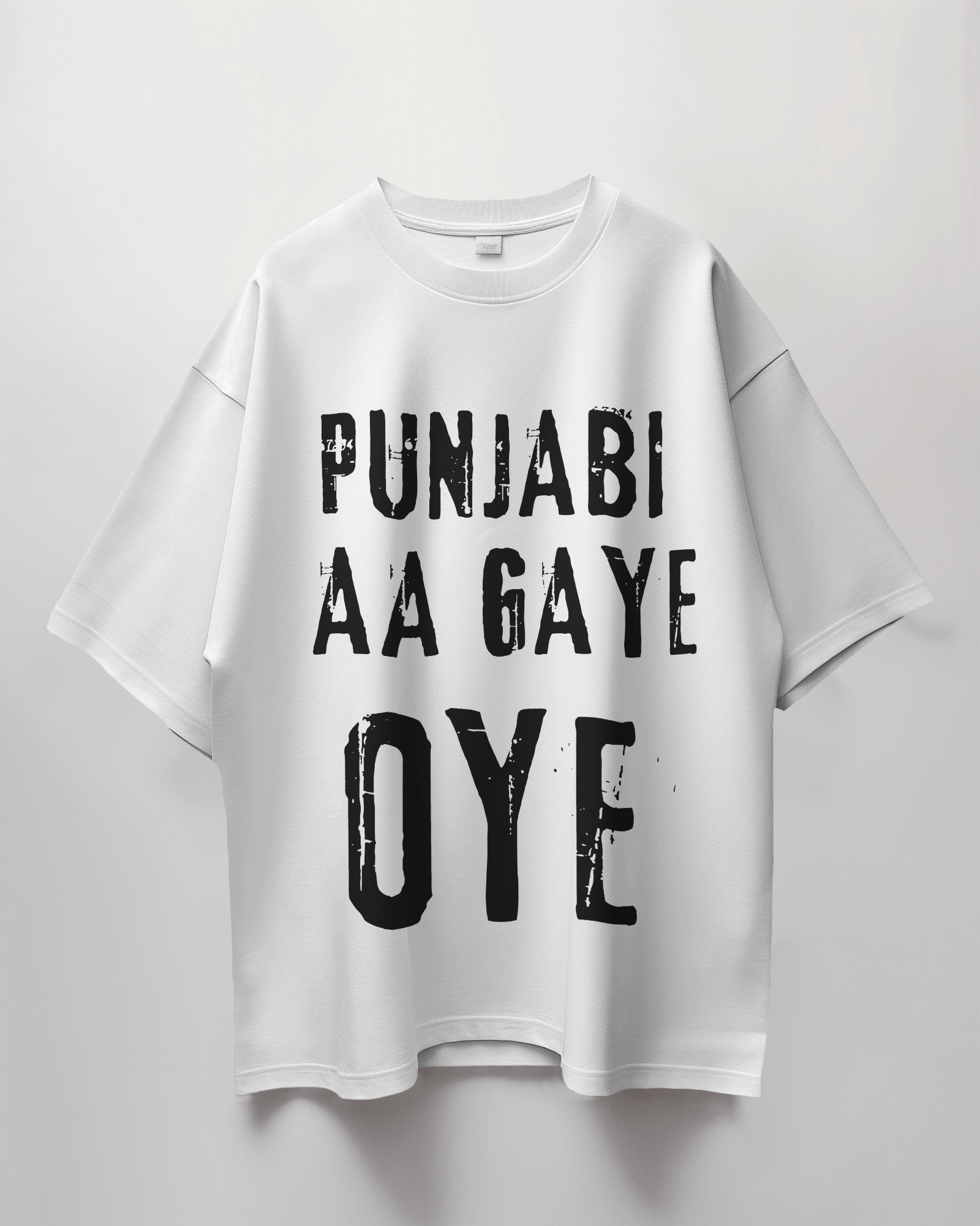 Diljit Dosanjh Punjabi Aa Gaye Oye Terry Oversized T-Shirt