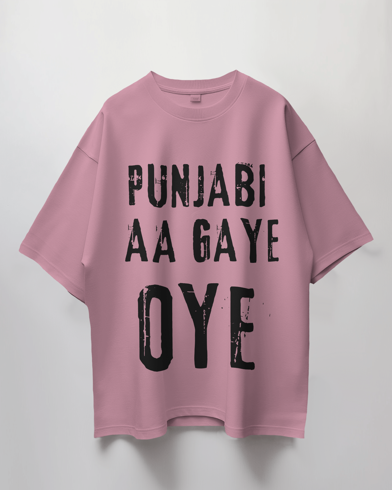 Diljit Dosanjh Punjabi Aa Gaye Oye Terry Oversized T-Shirt