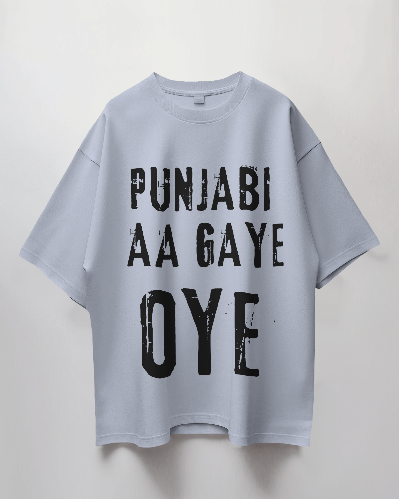 Diljit Dosanjh Punjabi Aa Gaye Oye Terry Oversized T-Shirt