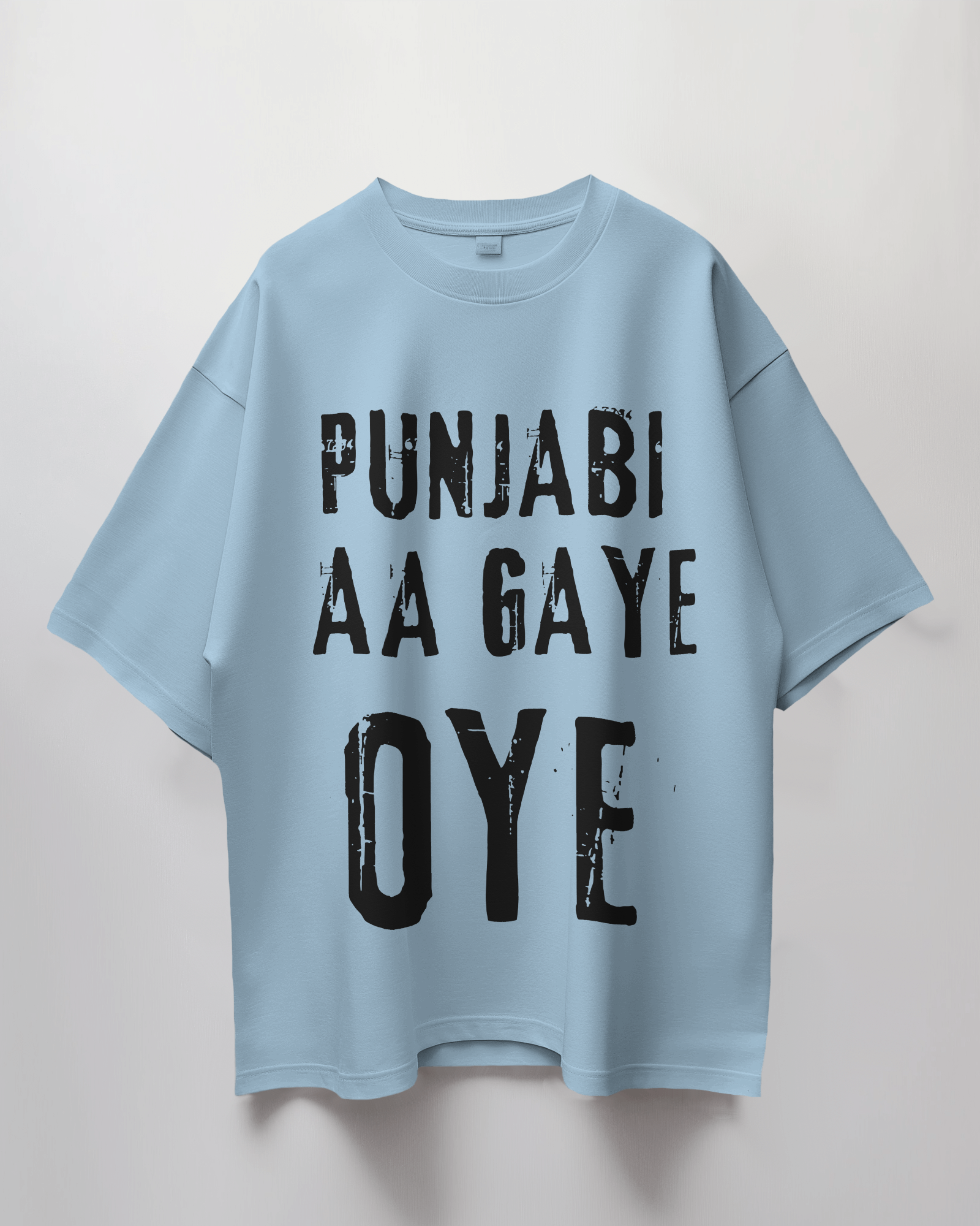 Diljit Dosanjh Punjabi Aa Gaye Oye Terry Oversized T-Shirt