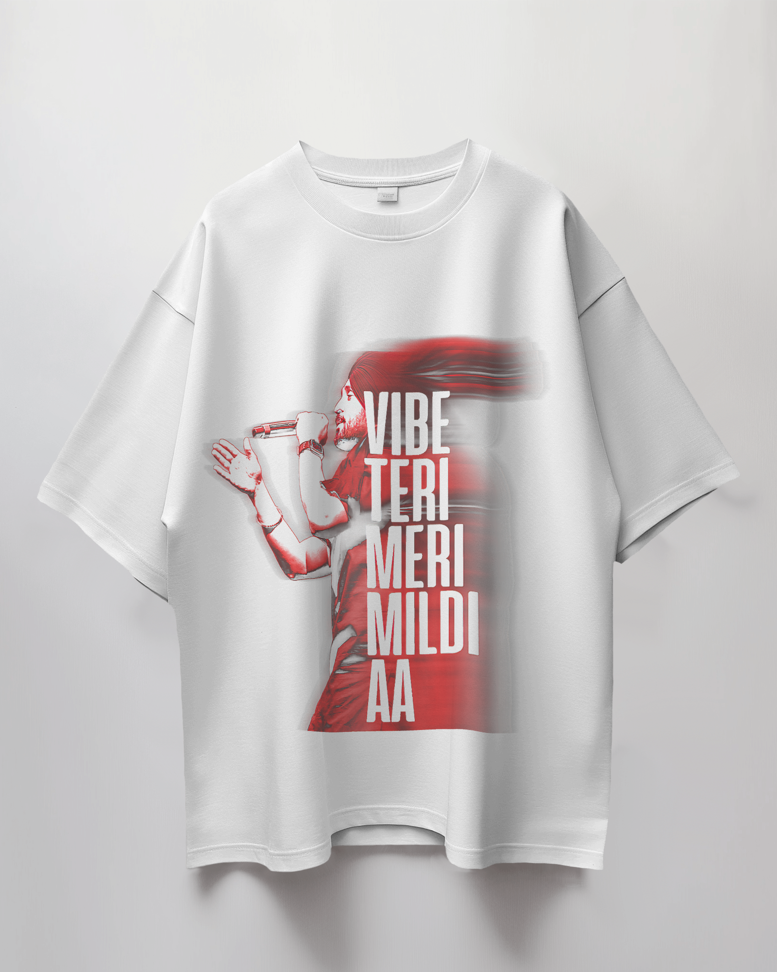 Diljit Dosanjh Vibe Teri Meri Terry Oversized T-Shirt