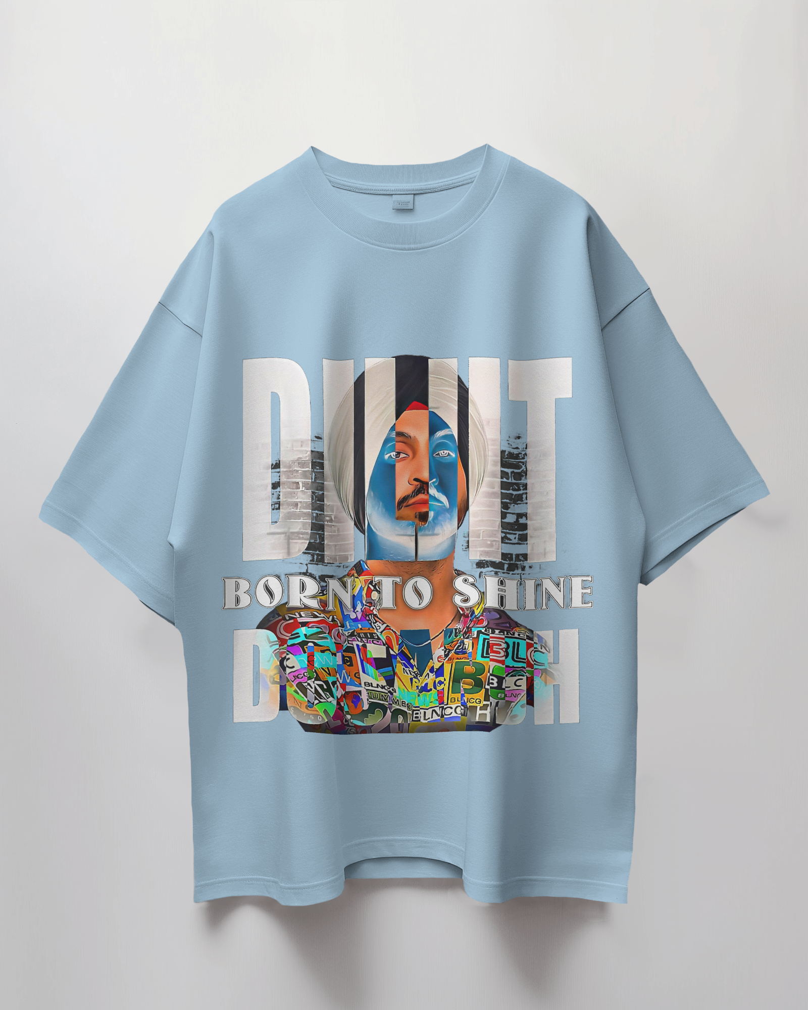 Diljit Dosanjh Born To Shine Terry Oversized T-Shirt