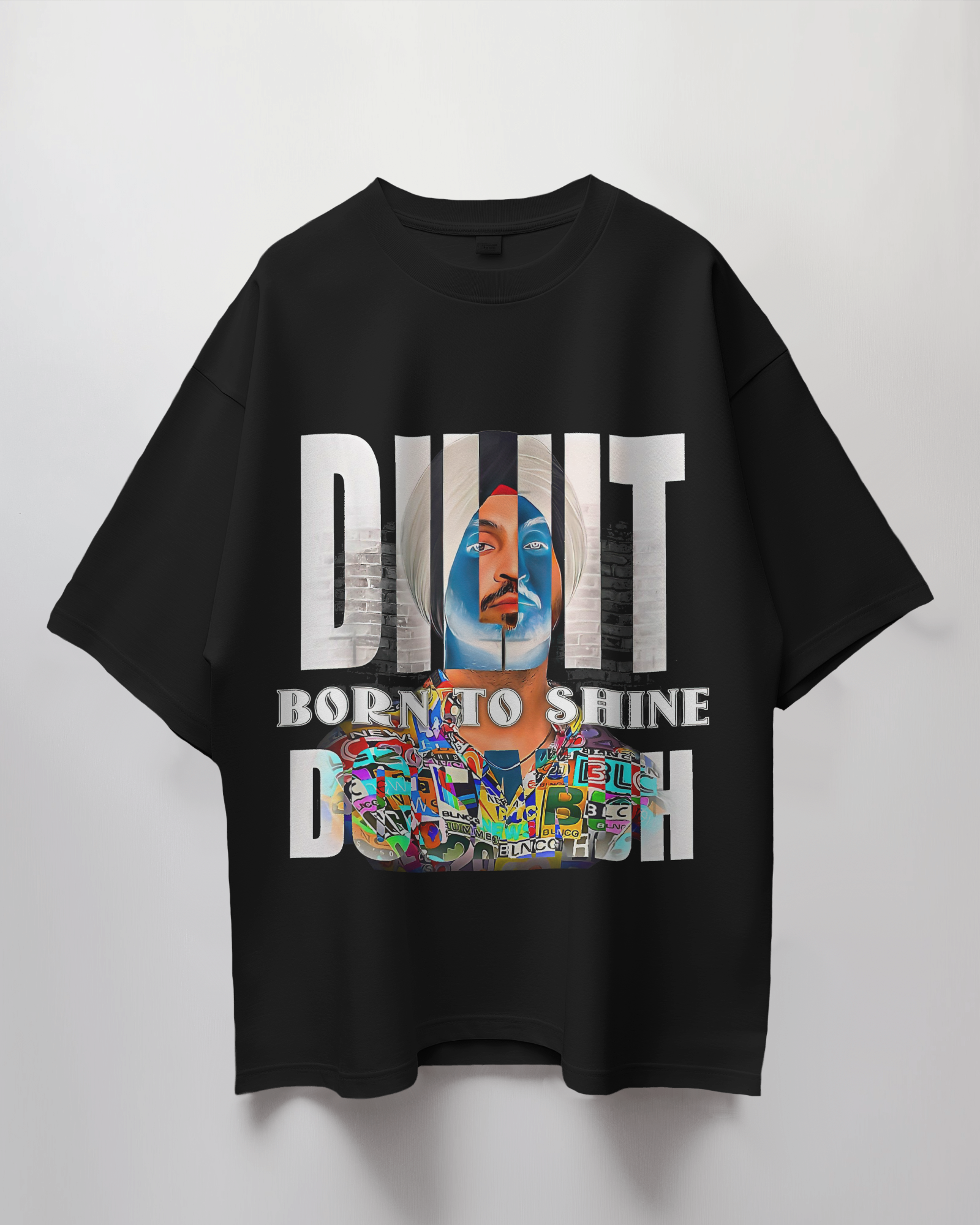 Diljit Dosanjh Born To Shine Oversized T-Shirt