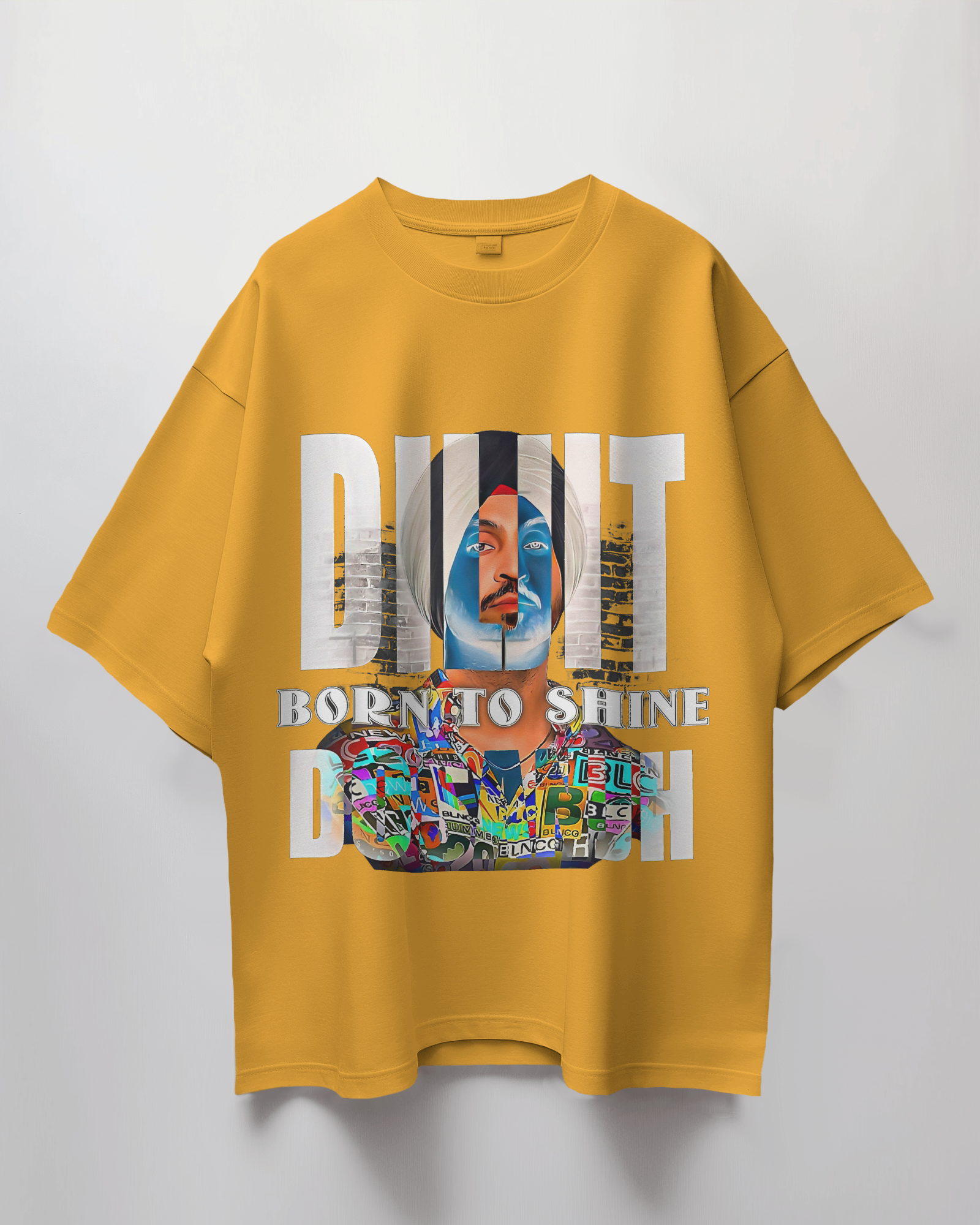 Diljit Dosanjh Born To Shine Oversized T-Shirt