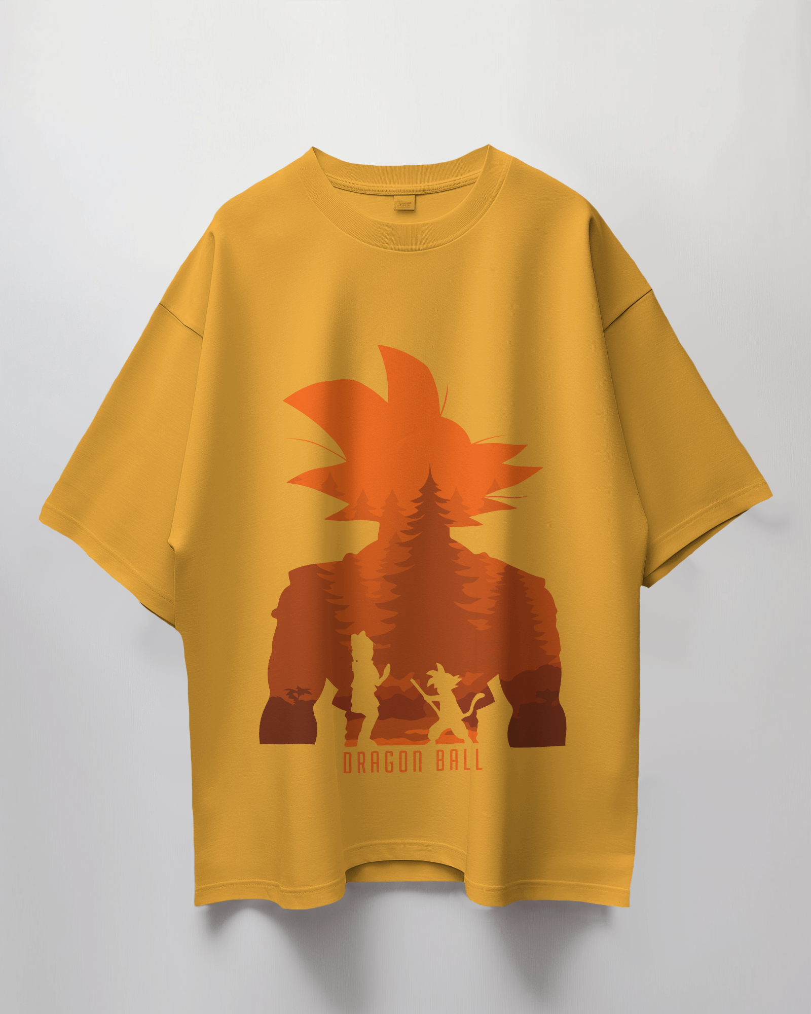 Goku Background Training Oversized T-Shirt