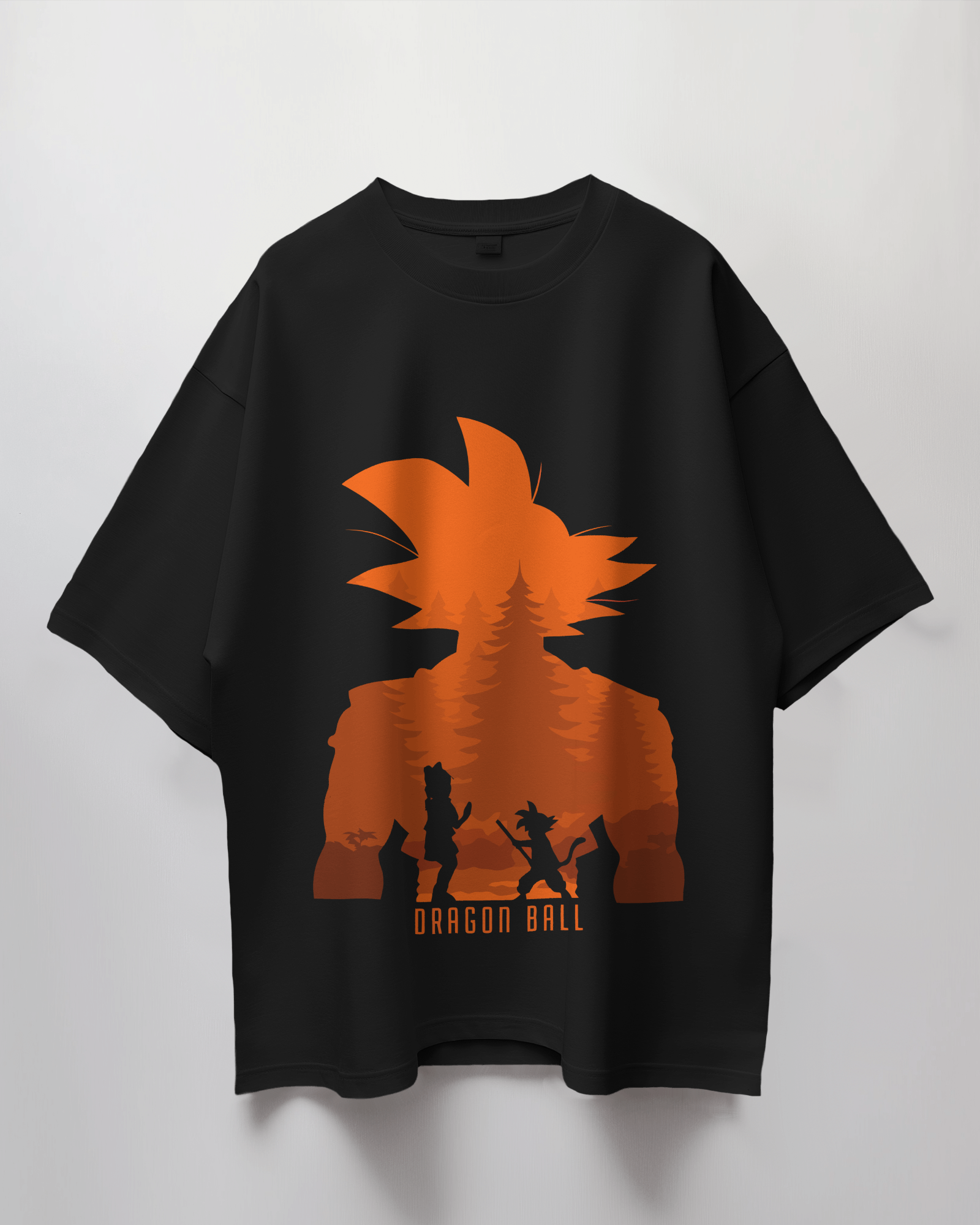 Goku Background Training Oversized T-Shirt