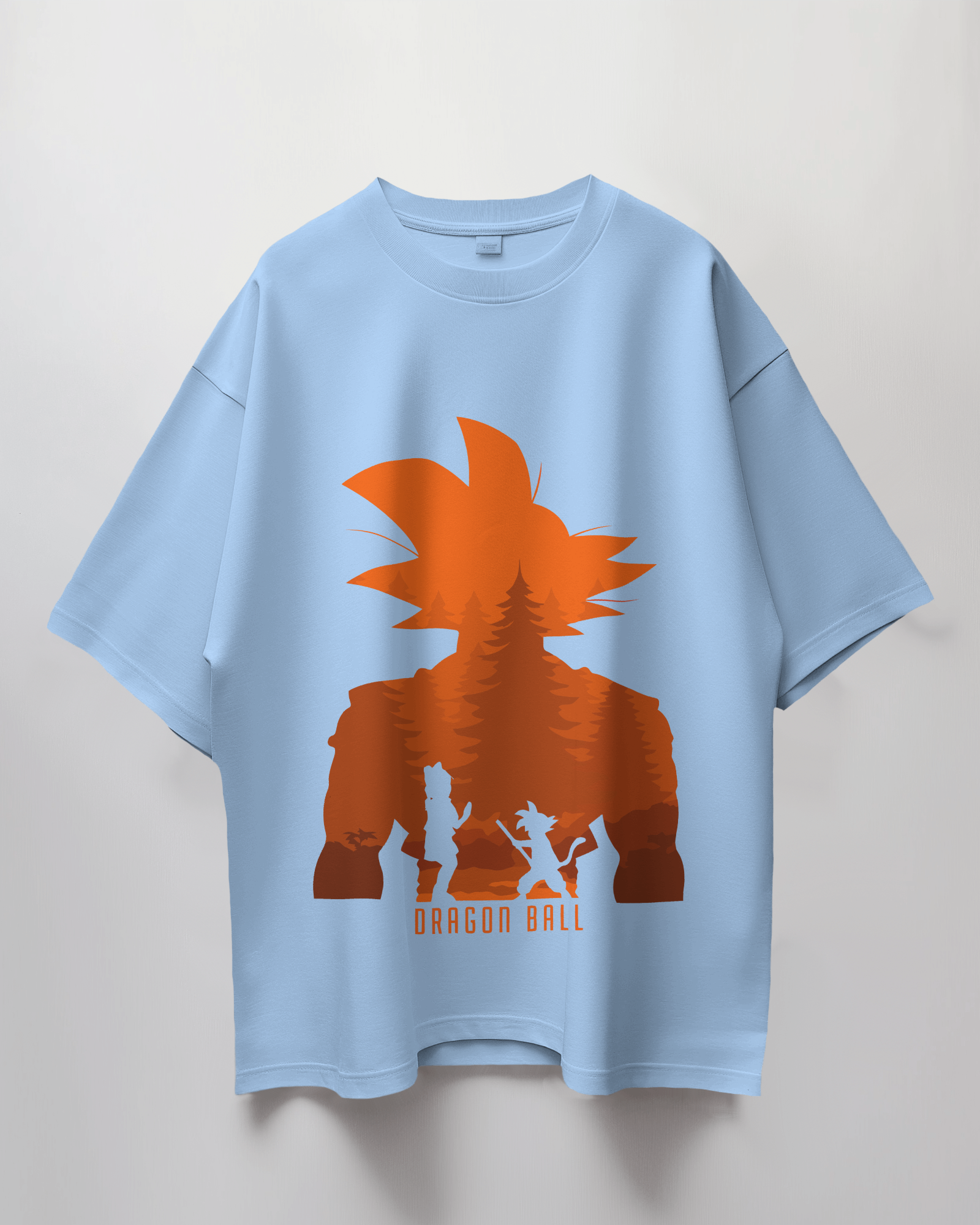 Goku Background Training Oversized T-Shirt