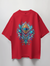 Ethereum Modern Graphic Print Oversized T-Shirt